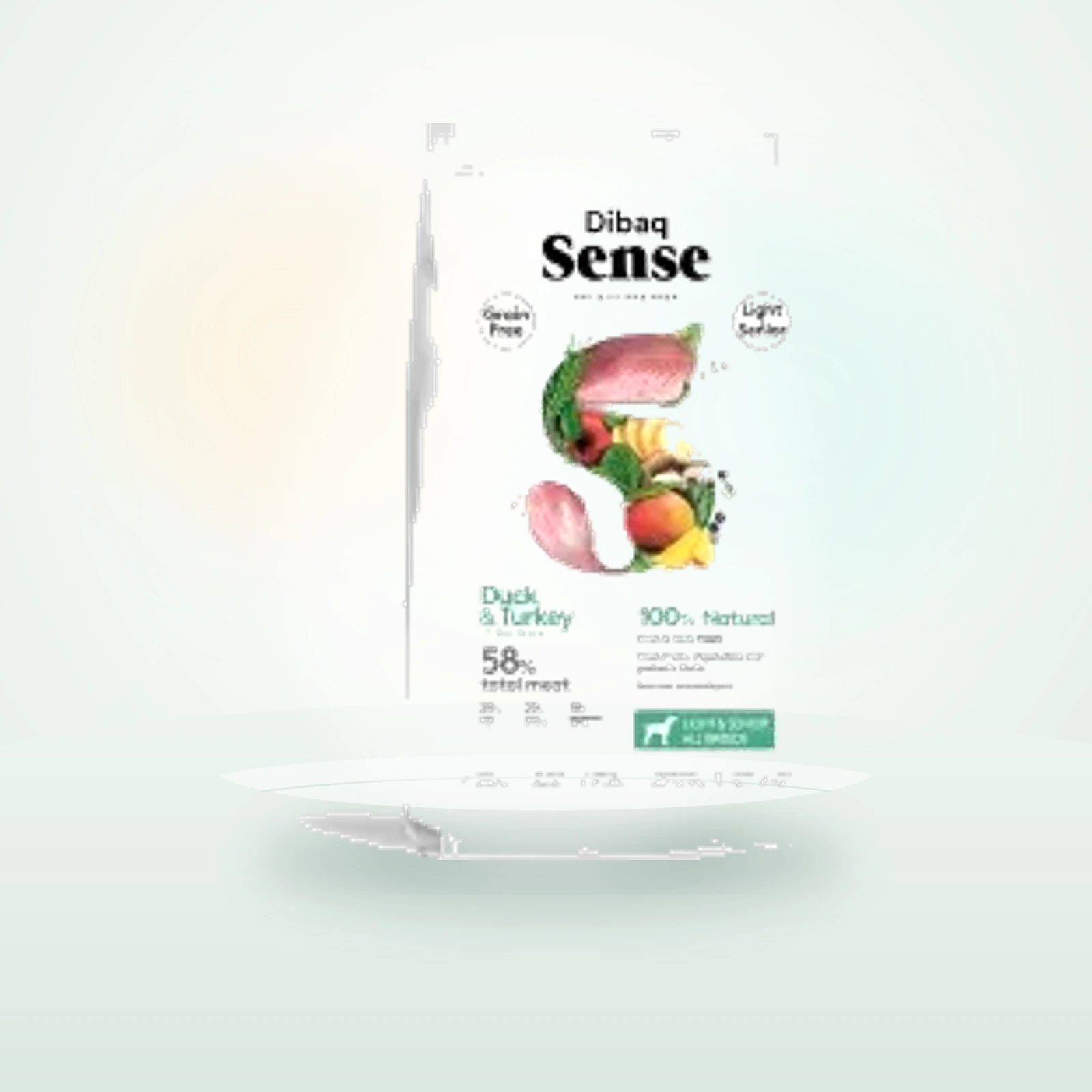 Dibaq Sense Grain Free Duck and Turkey Light or Senior