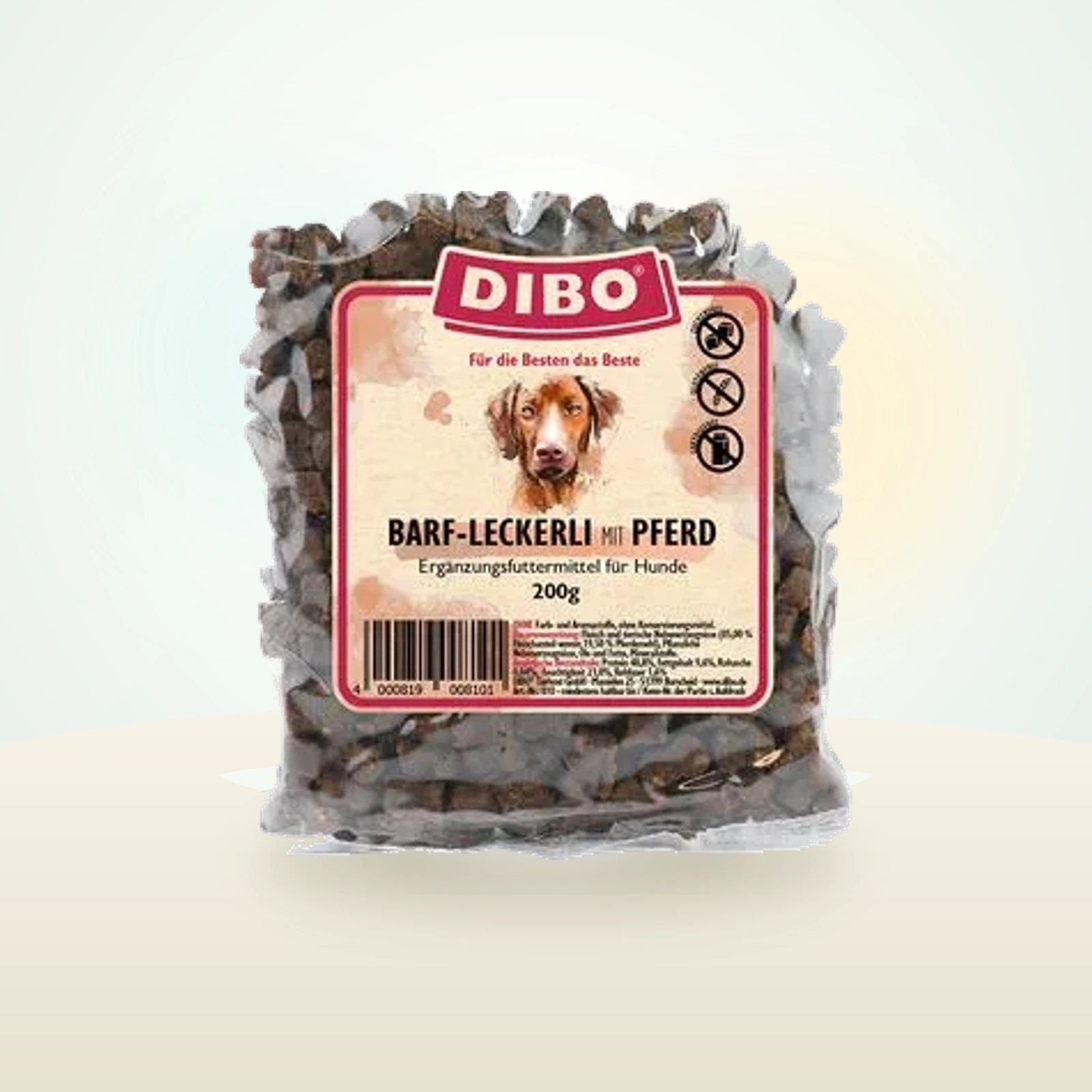Dibo BARF snacks con caballo