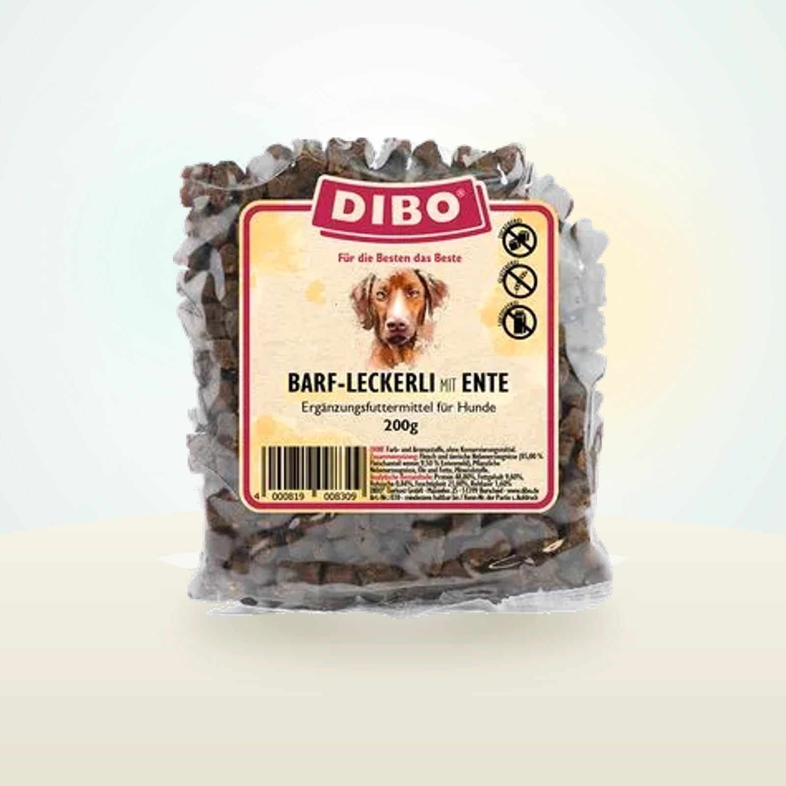 DIBO BARF snacks con pato