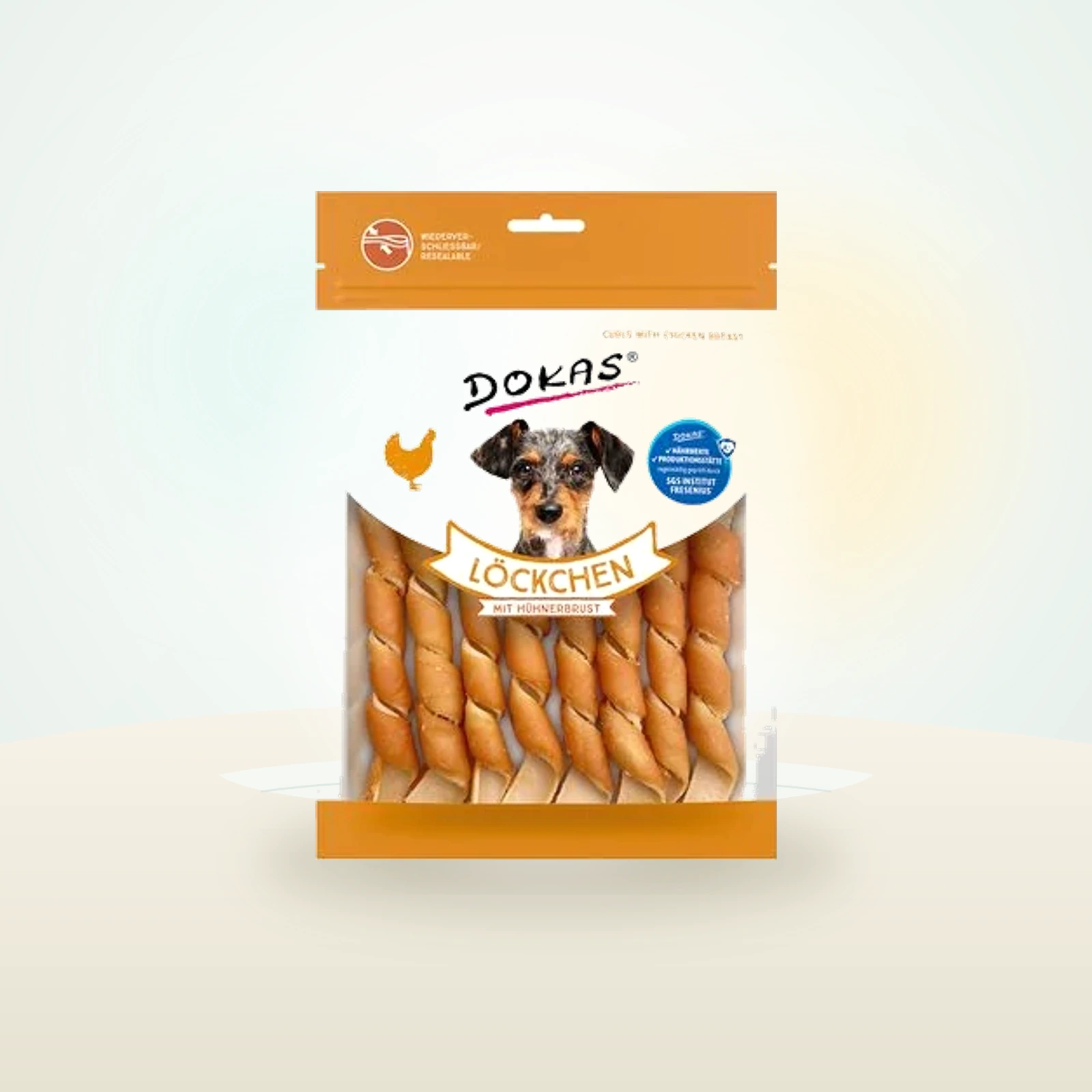 Dokas Curls with Chicken Breast