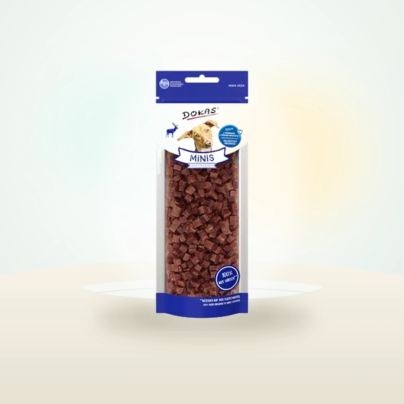 Dokas Minis con carne de ciervo