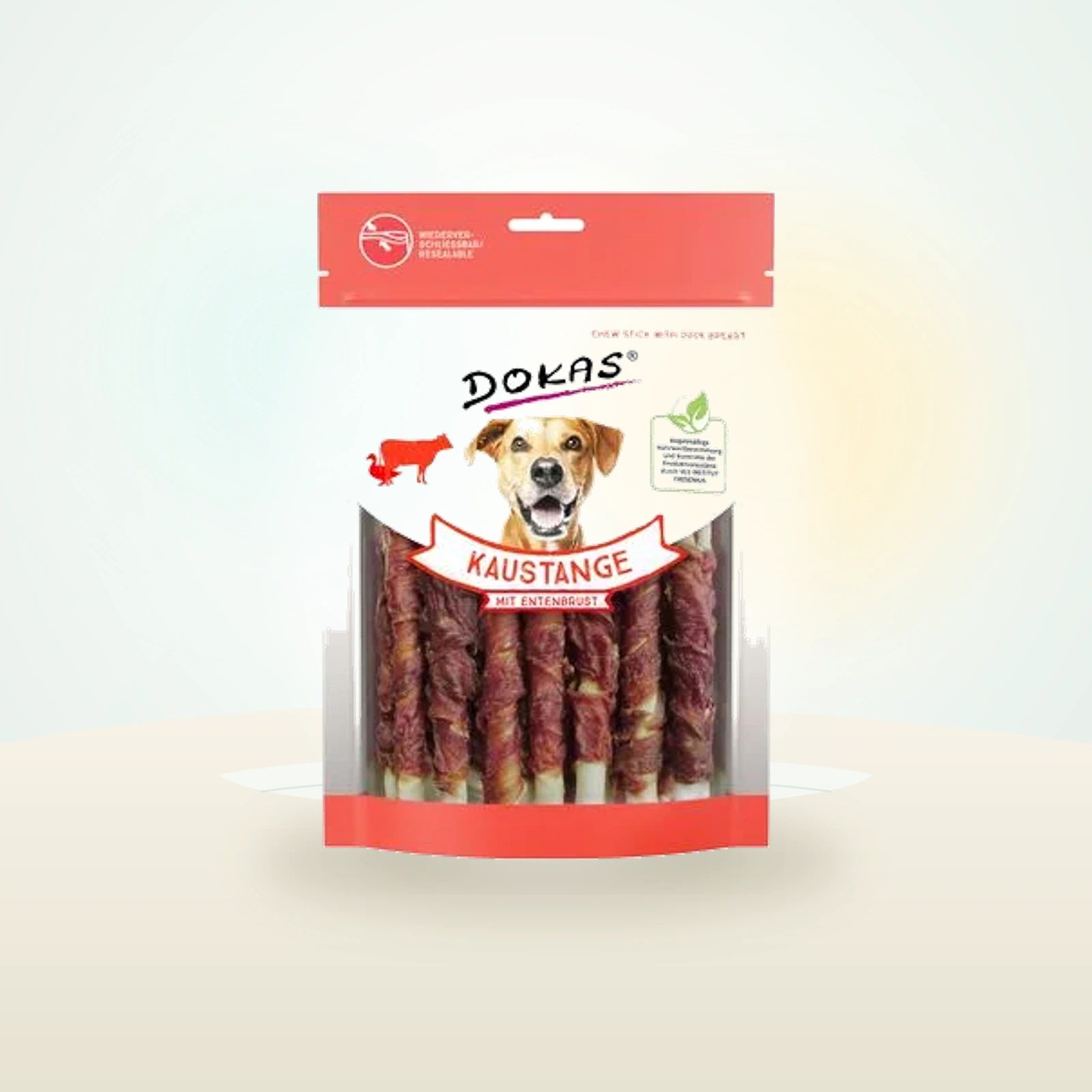 Dokas rolinhos com peito de pato