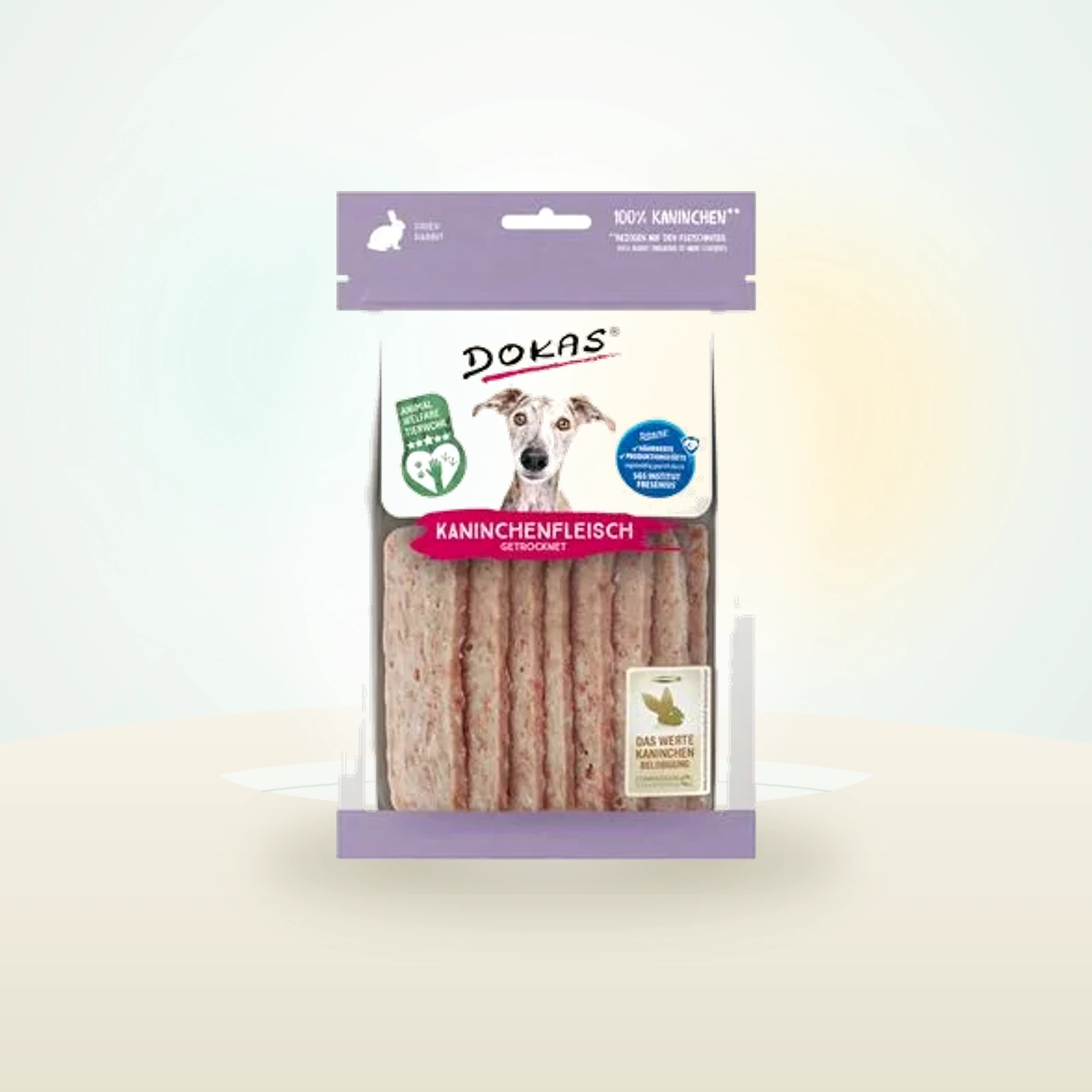 Dokas snack de carne con conejo