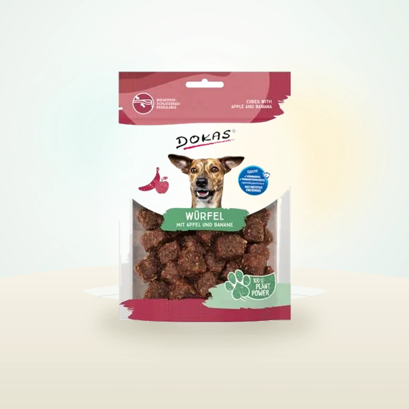 Dokas Würfel mit Apfel & Banane