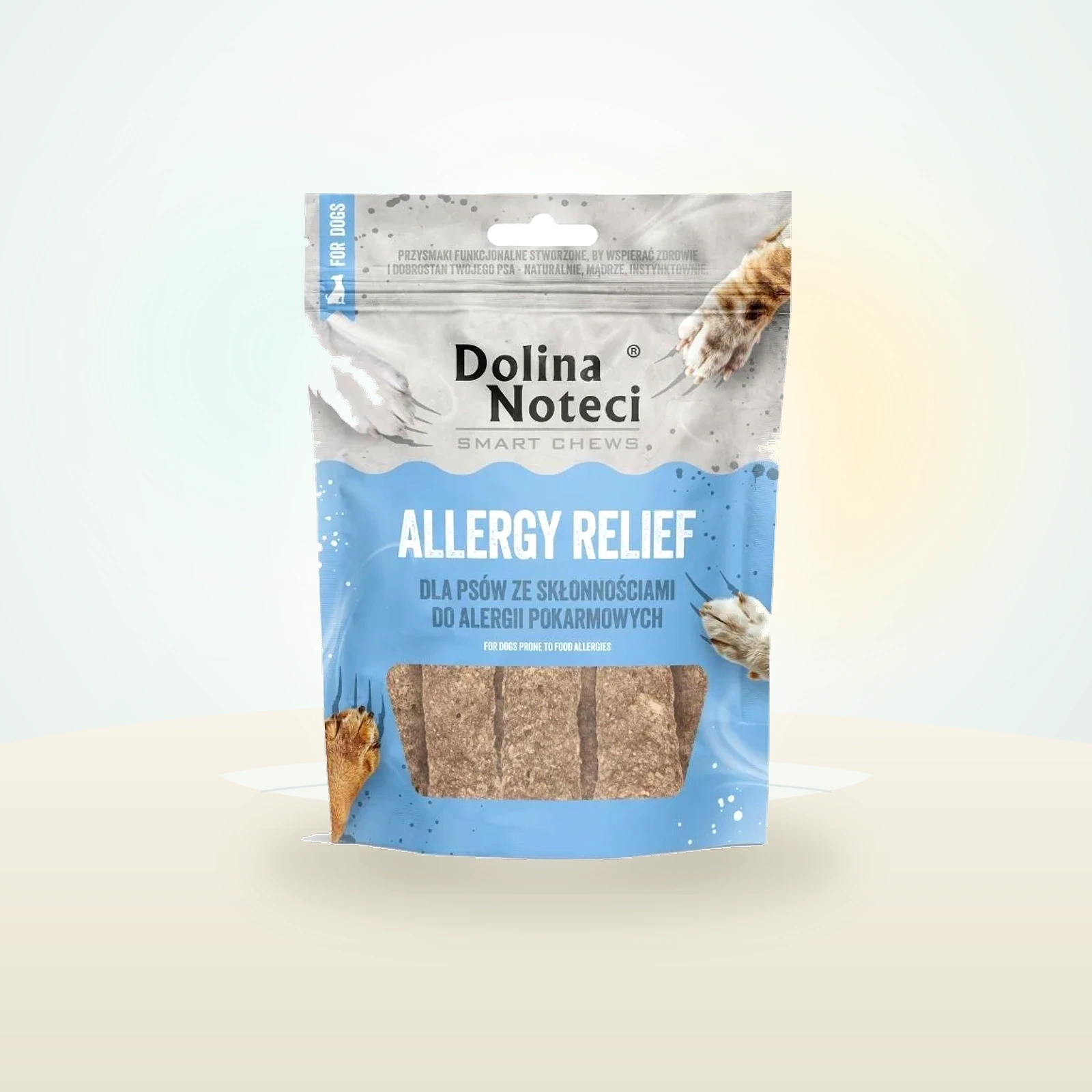 Dolina Noteci Smart Chews Allergy Relief wsparcie przy alergiach pokarmowych, suszone przysmaki dla psa