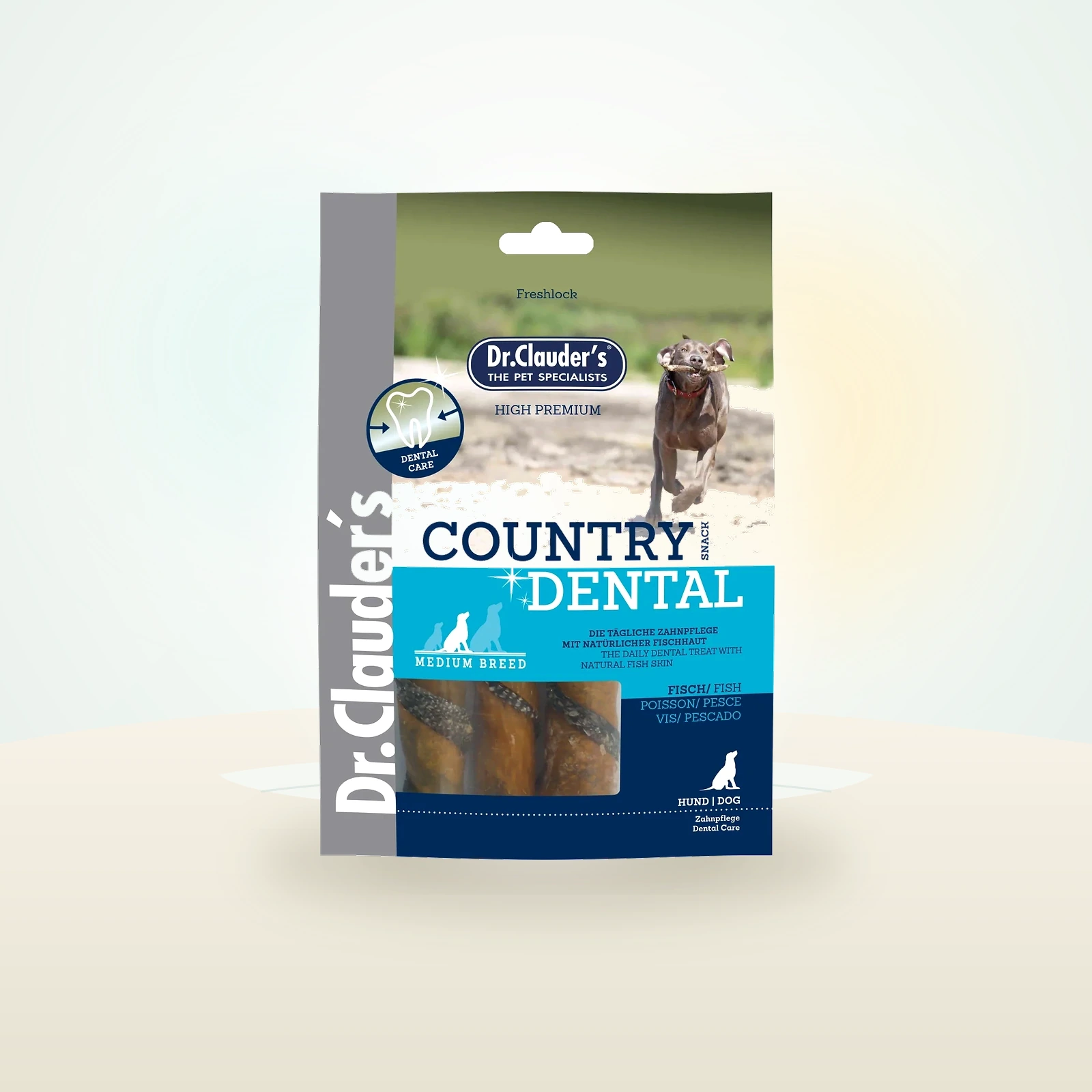 Dr. Clauder's Country Dental Snack Fisch - Medium Breed