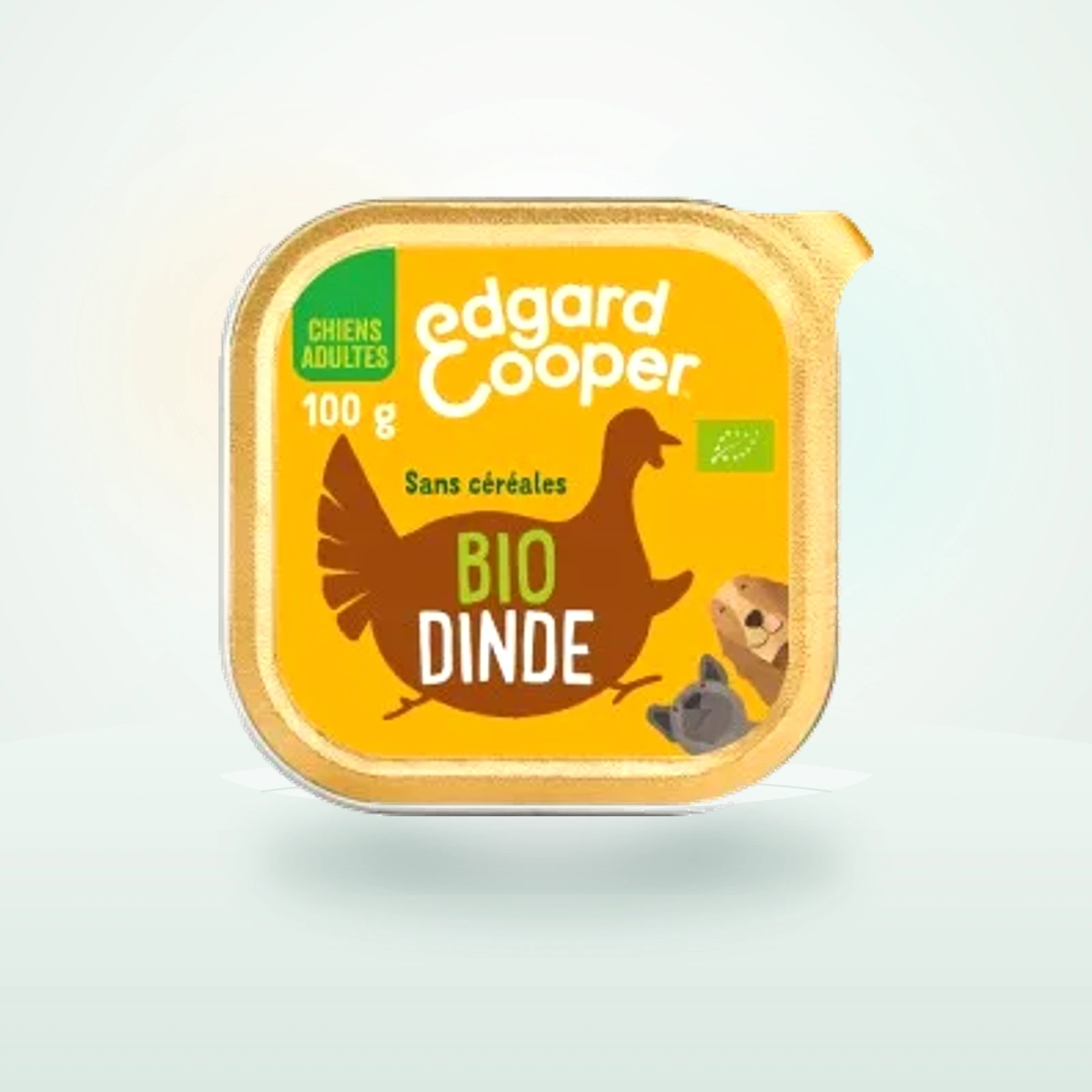 Edgard & Cooper BIO Barquette Chien Adulte Dinde
