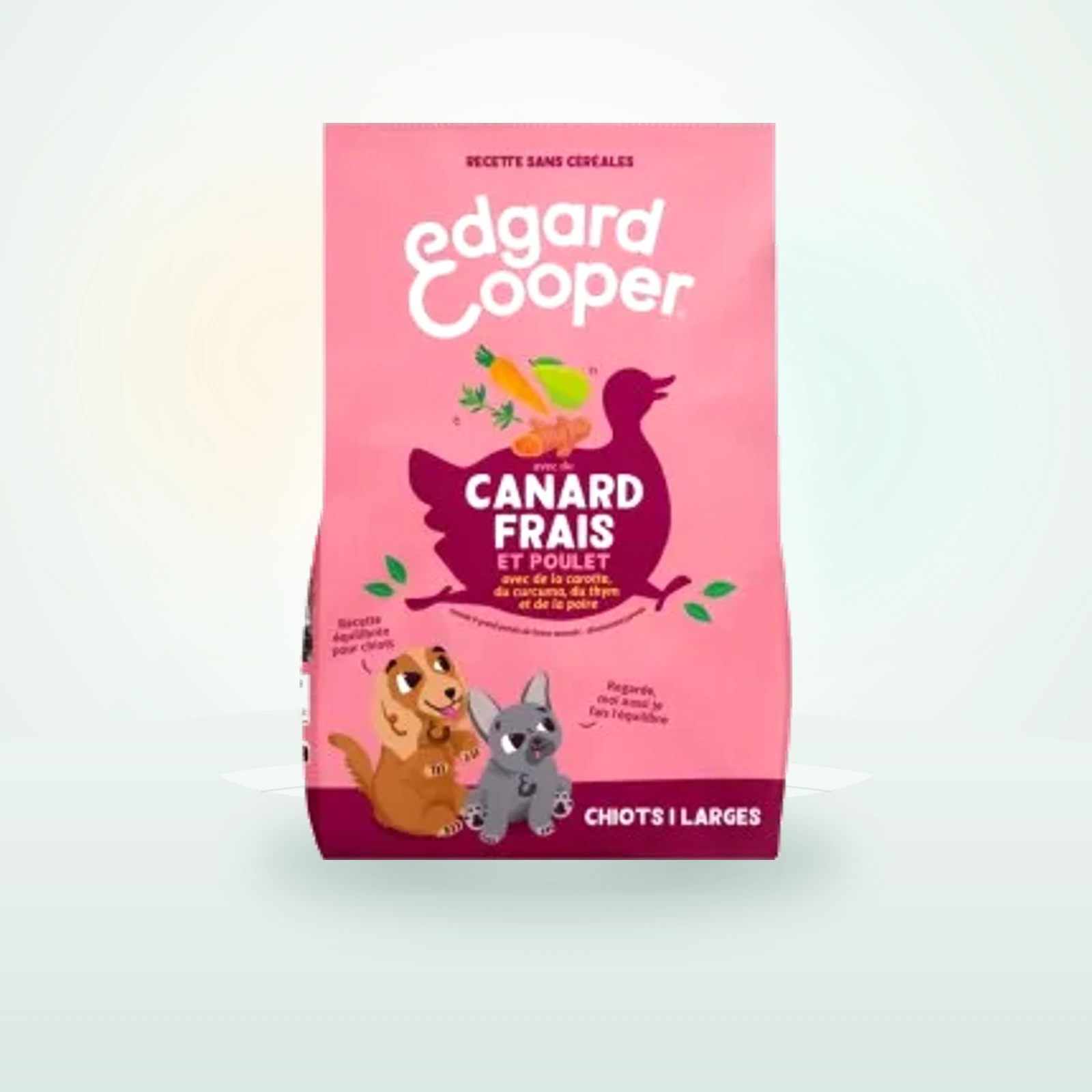 Edgard & Cooper Croquettes Chiot Grande Taille Poulet et canard