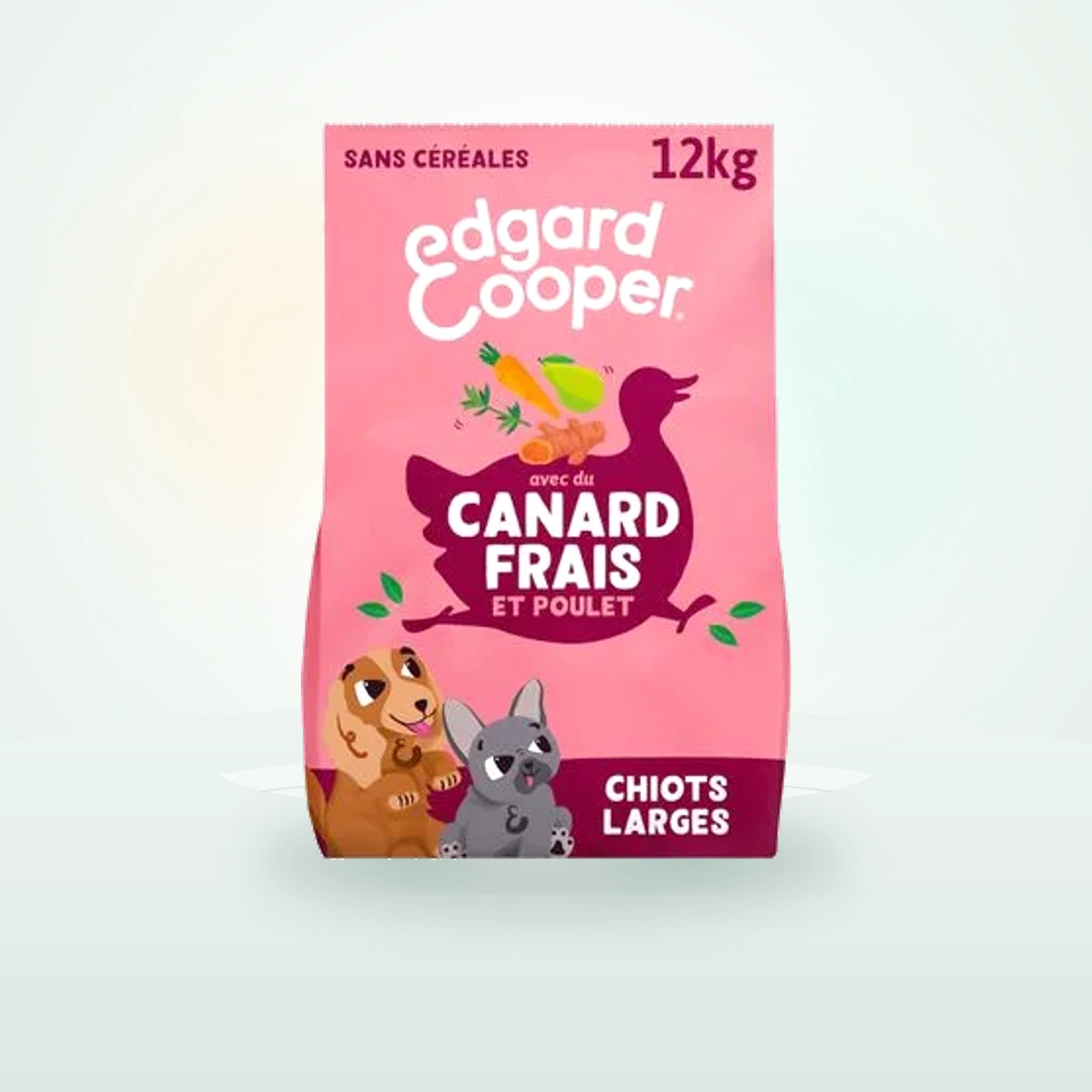 Edgard & Cooper Large Puppy Canard et poulet sans céréales