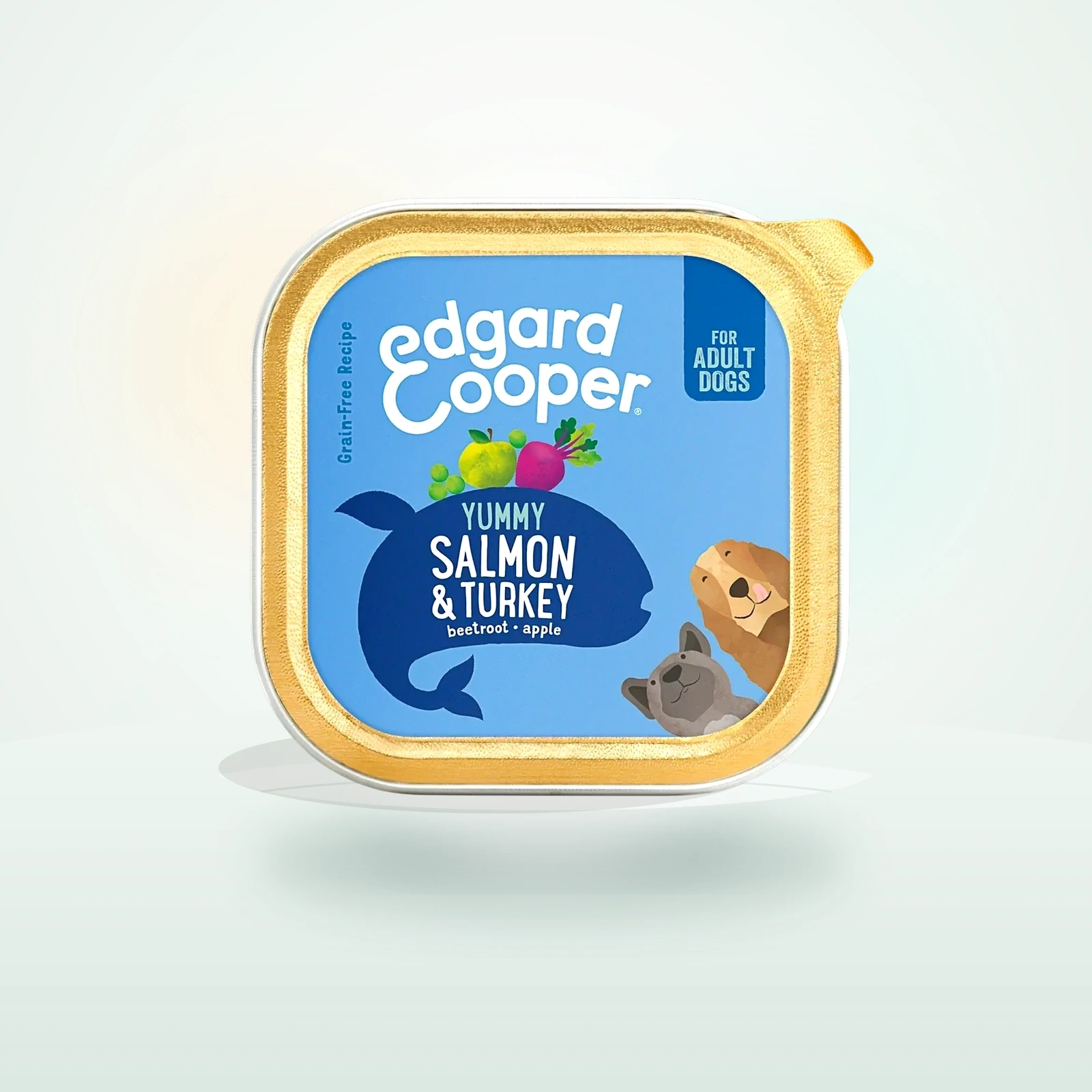 Edgard & Cooper Salmone & Tacchino - Vaschetta 150 g
