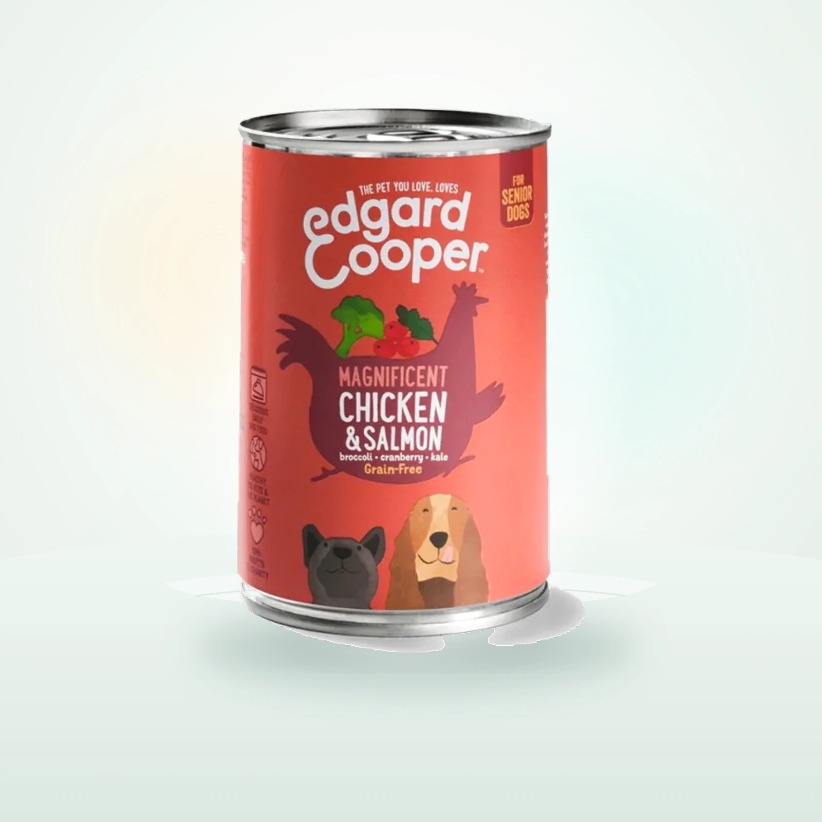 Edgard & Cooper Senior Pollo y Salmón lata
