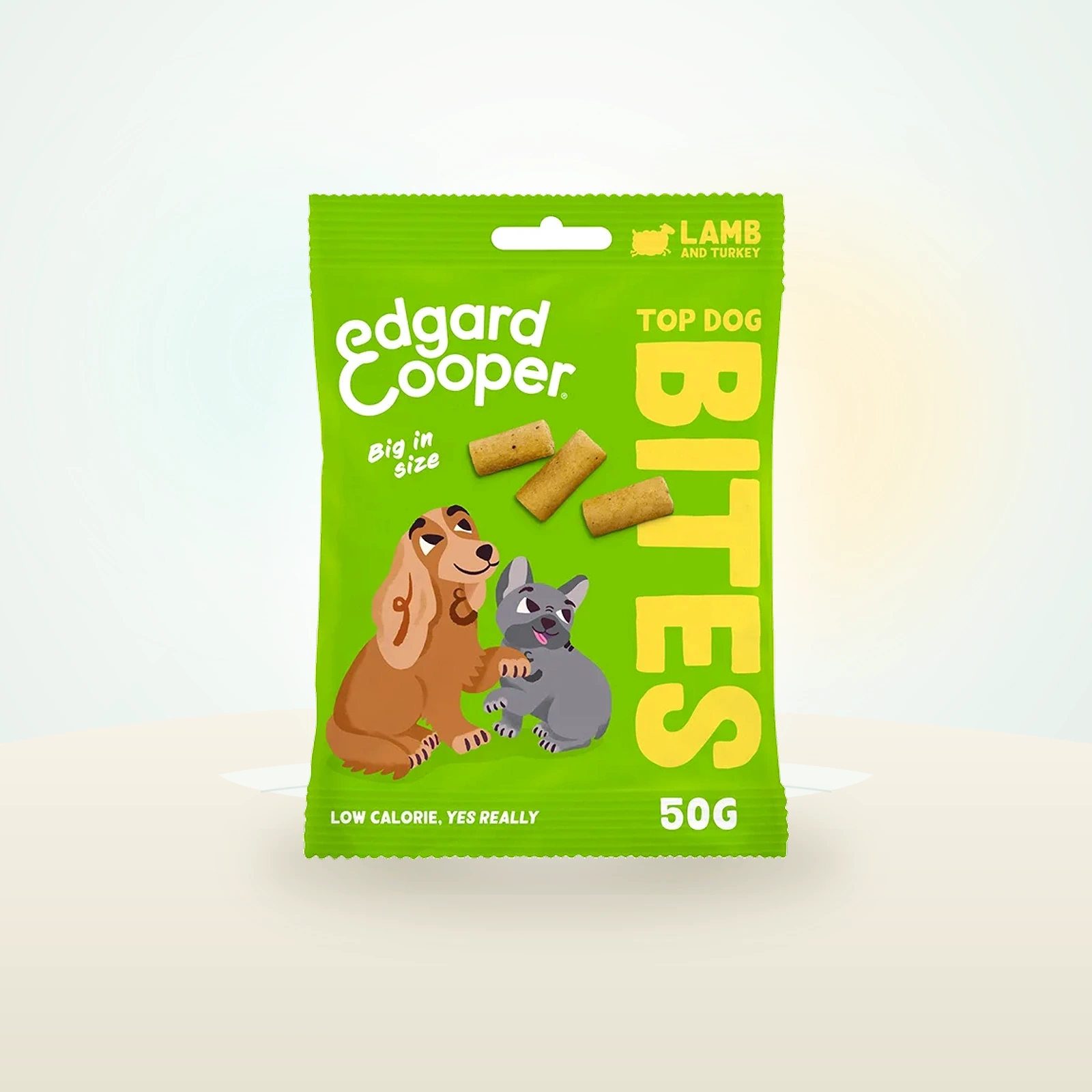Edgard & Cooper Top Dog Bites Large Lamb & Turkey Dog Treats