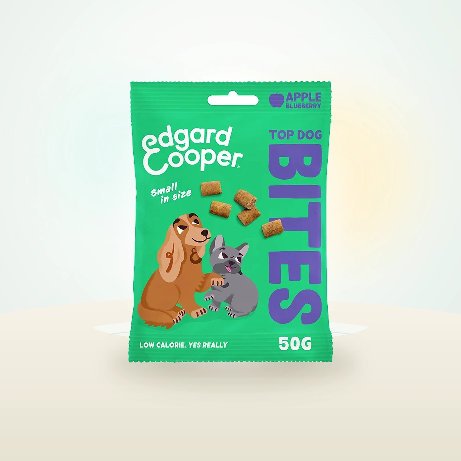 Edgard & Cooper Top Dog Bites Small Apple & Blueberry Dog Treats
