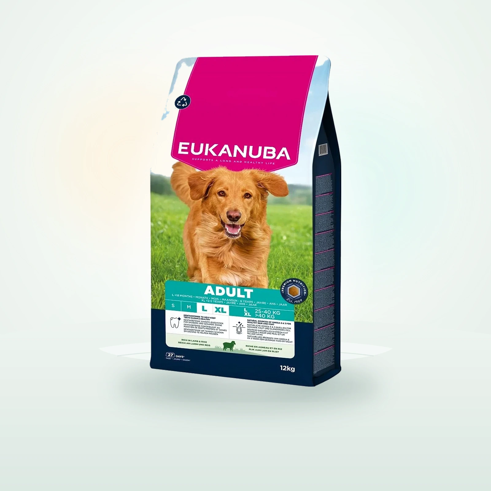 Eukanuba Adult Large Breeds Lamb Rice sucha karma dla psów dużych ras bogata w jagnięcinę i ryż