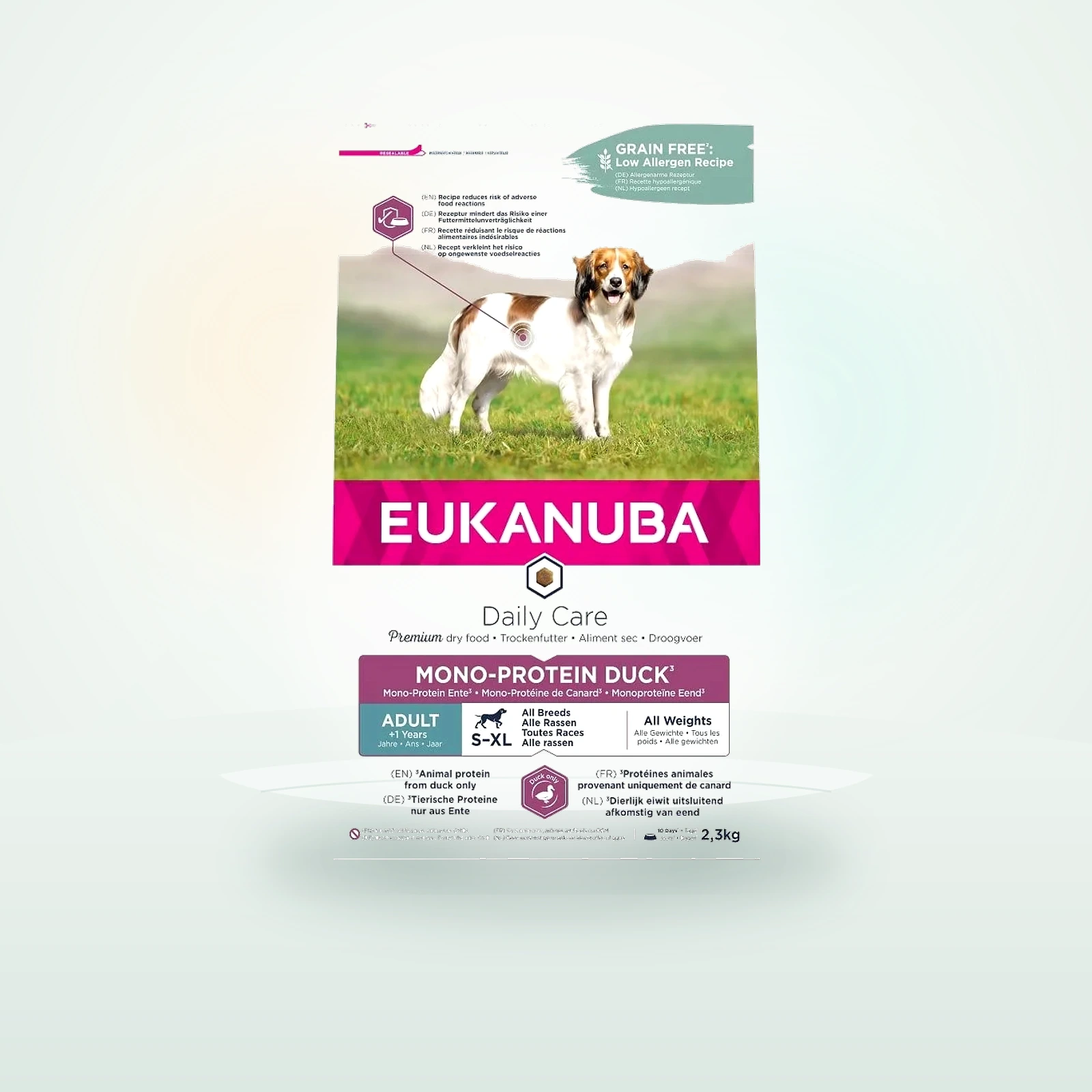 Eukanuba Daily Care S-XL Adult Kaczka monoproteinowa karma dla dorosłych psów