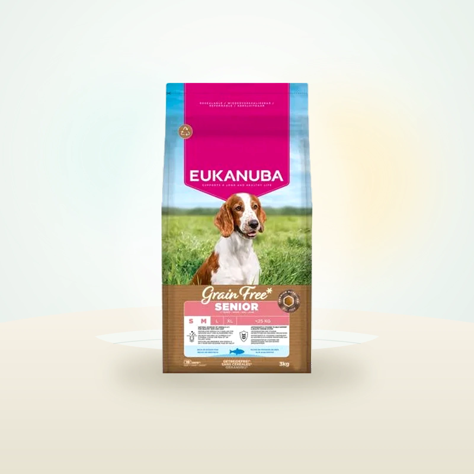 Eukanuba Grain Free Senior Small & Medium med havfisk