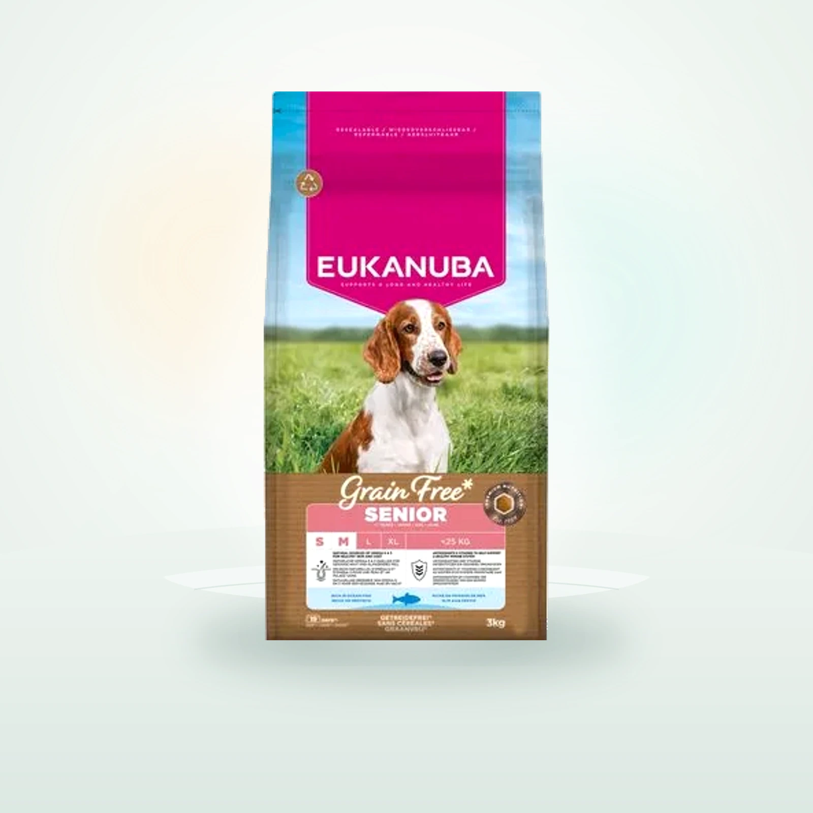 Eukanuba Grain-Free Senior Small & Medium Breed Ocean Fish