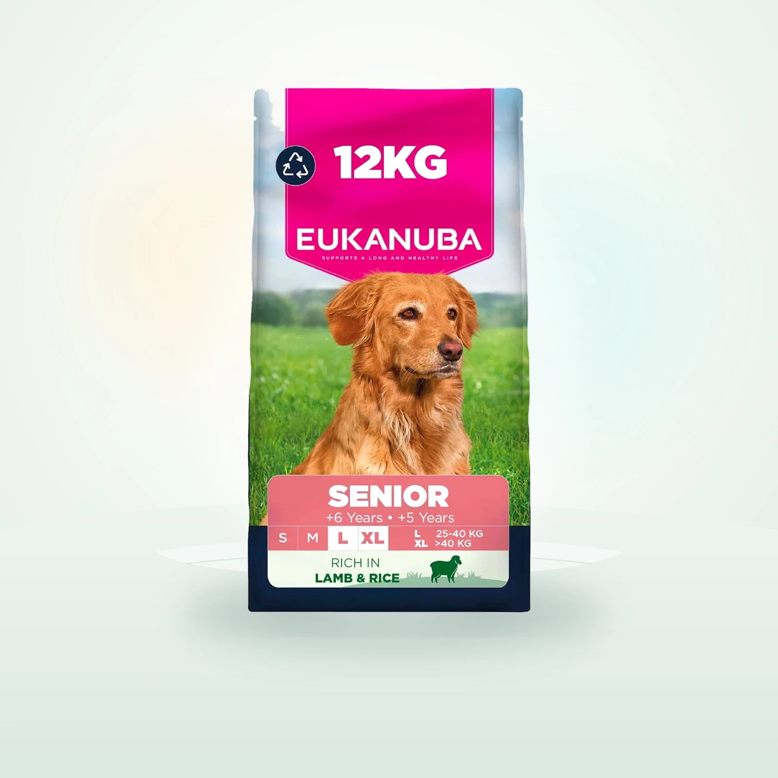 Eukanuba Large Breed Senior Dry Dog Food - Lamb & Rice