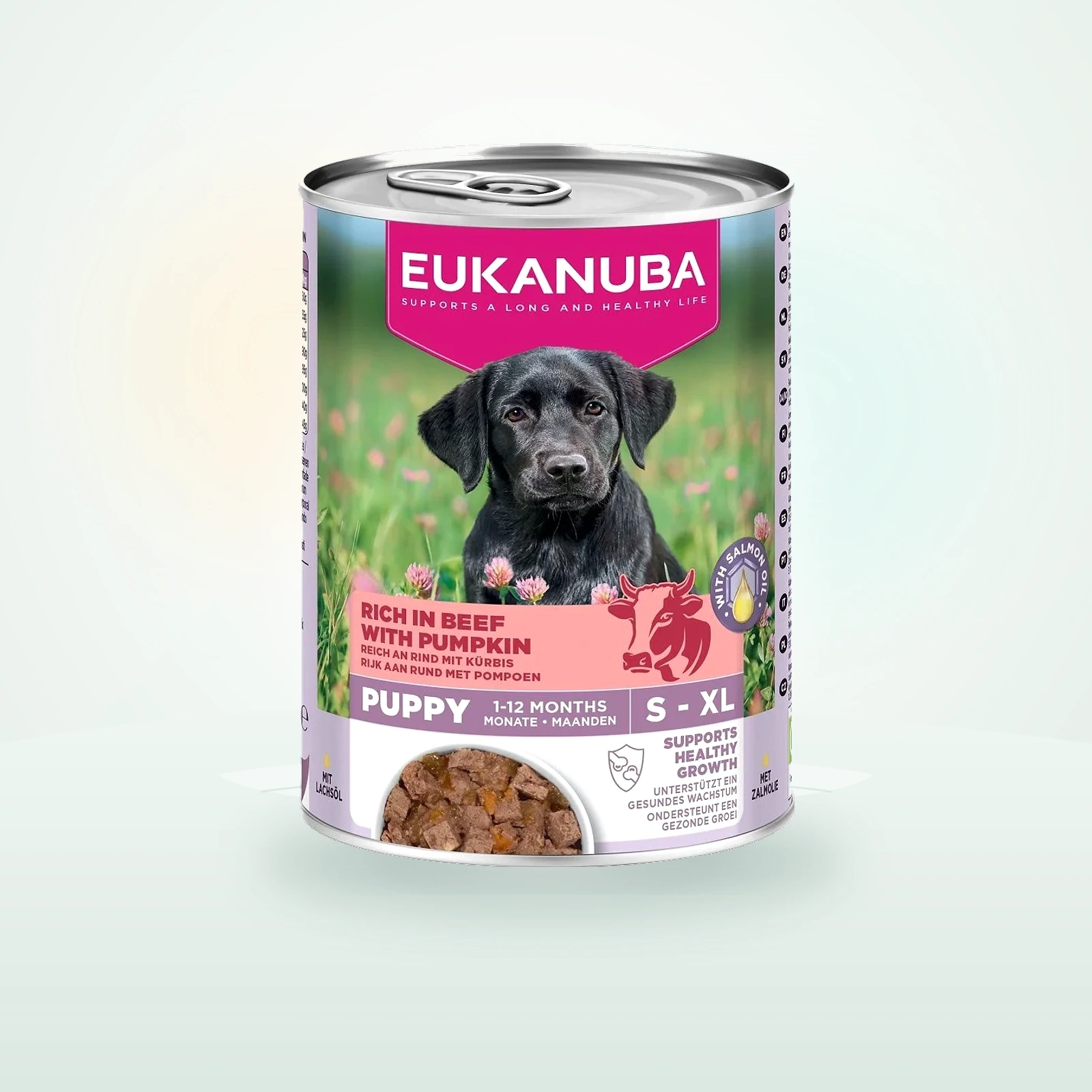 Eukanuba Life Care Puppy Rich in Beef pasztet dla szczeniąt bogaty w wołowinę i dynię
