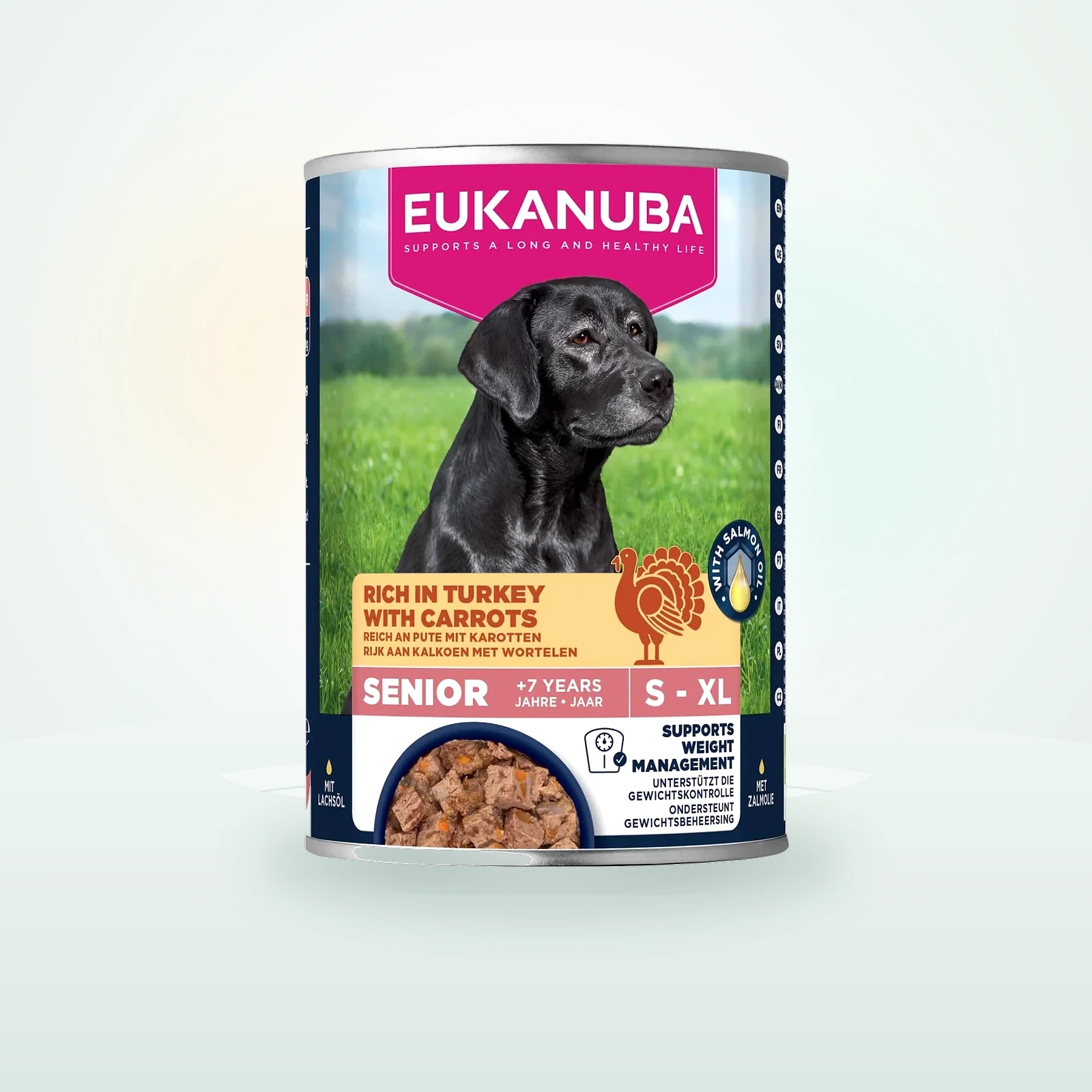 Eukanuba Life Care Senior Wet Dog Food - Turkey with Carrots - Cans