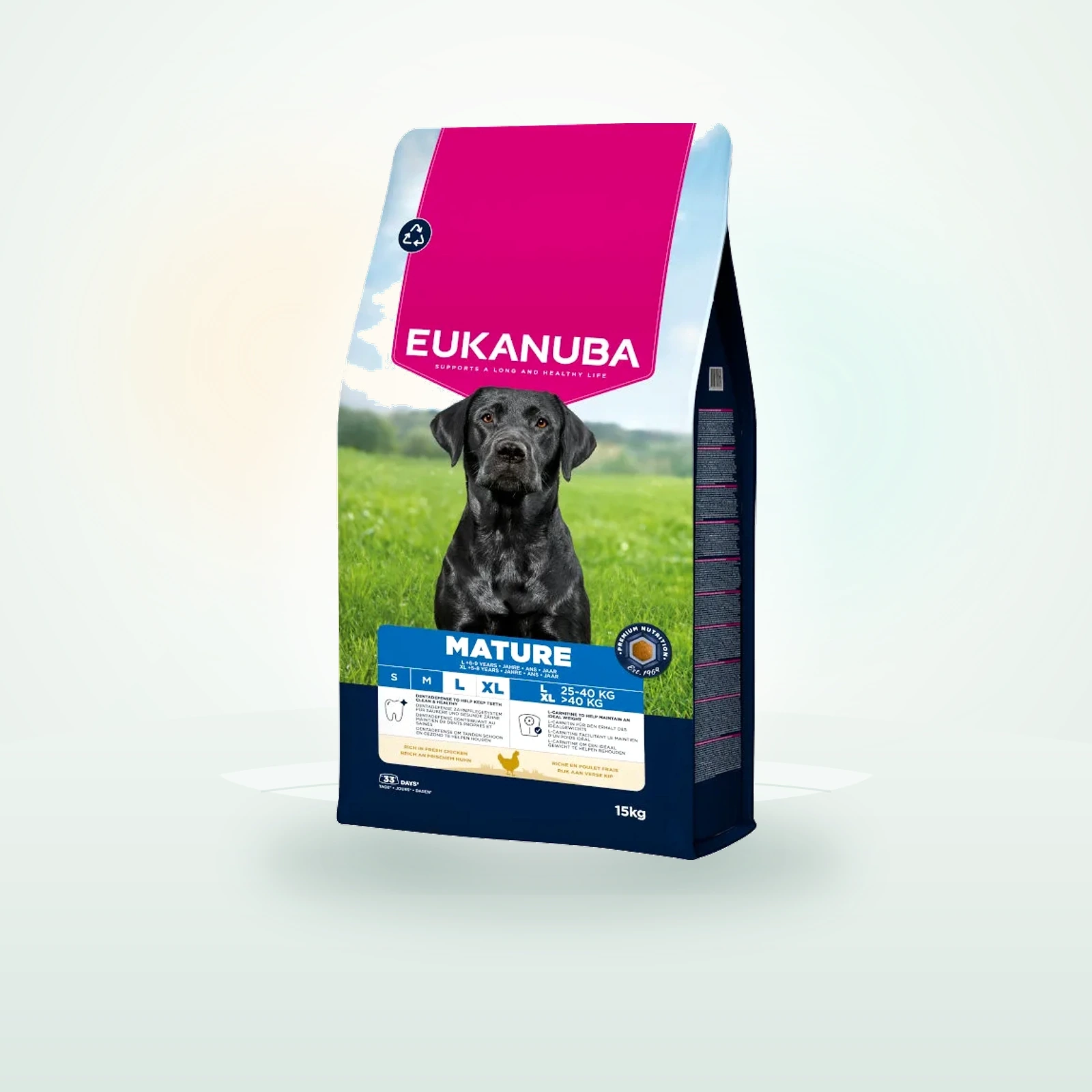Eukanuba Mature Pienso Pollo de razas grandes y gigantes