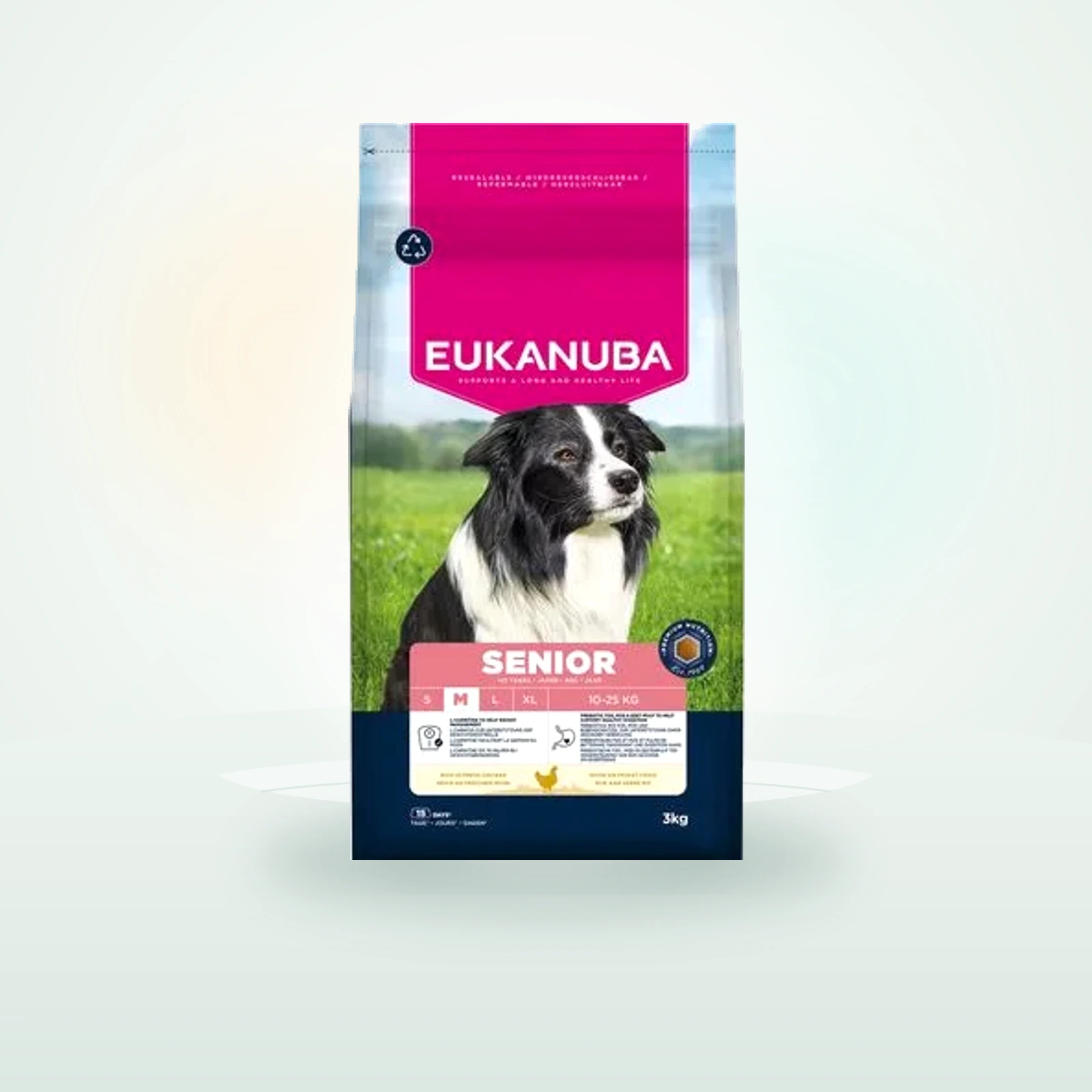 Eukanuba Premium Nutrition Senior Medium Breed au poulet pour chien