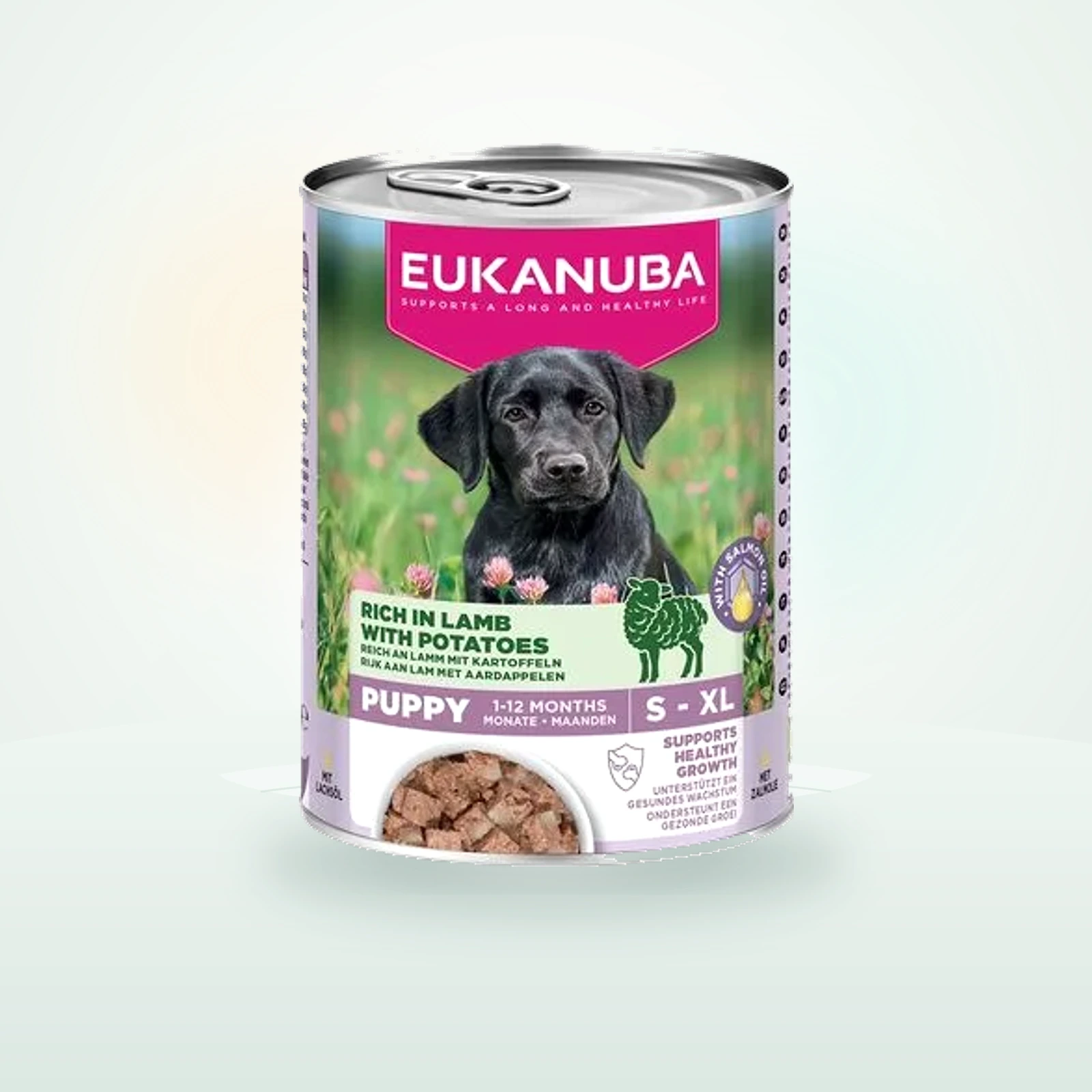 Eukanuba Puppy Reich an Lamm mit Kartoffeln
