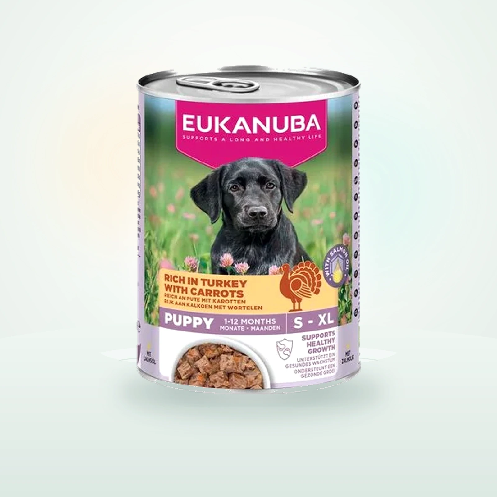 Eukanuba Puppy Rich in Turkey with Carrots