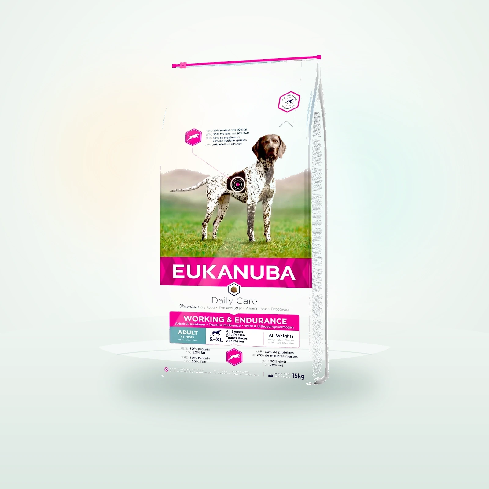 Eukanuba Trockenfutter Hund Premium Working & Endurance Adult, Huhn