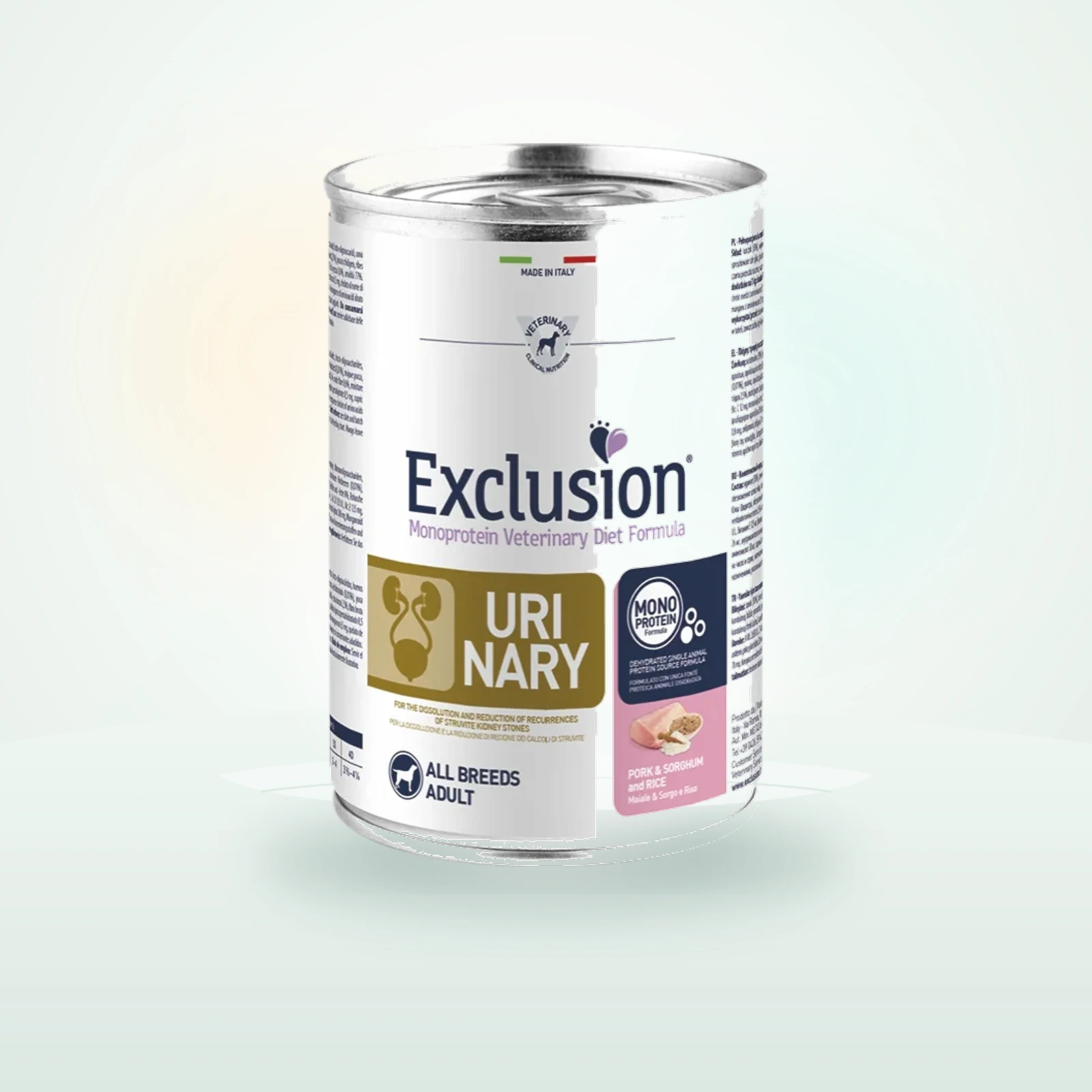 Exclusion URINARY PORK & SORGHUM AND RICE ALL BREEDS