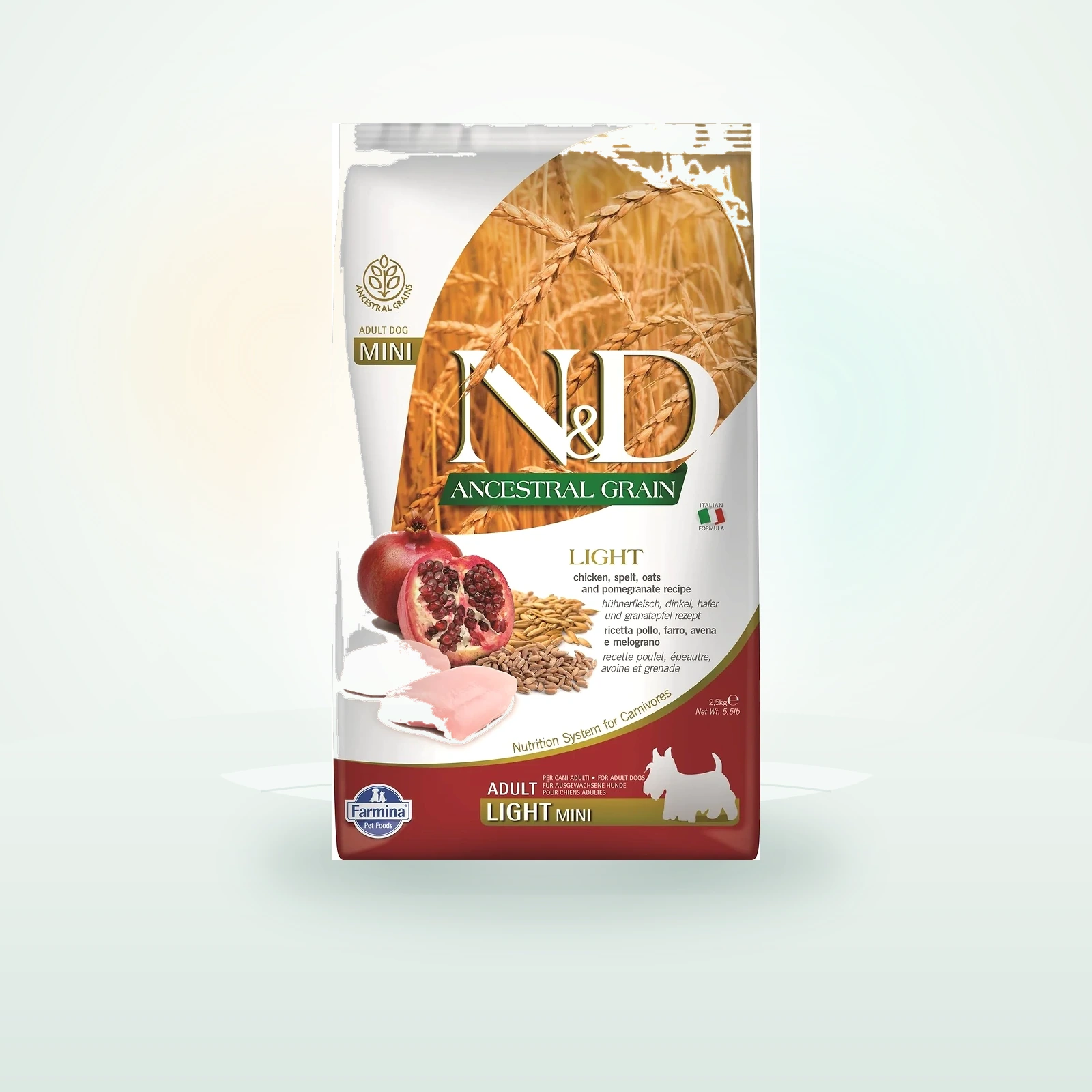 Farmina N&D Ancestral Grain Dog light chicken & pomegranate dla dorosłych psów