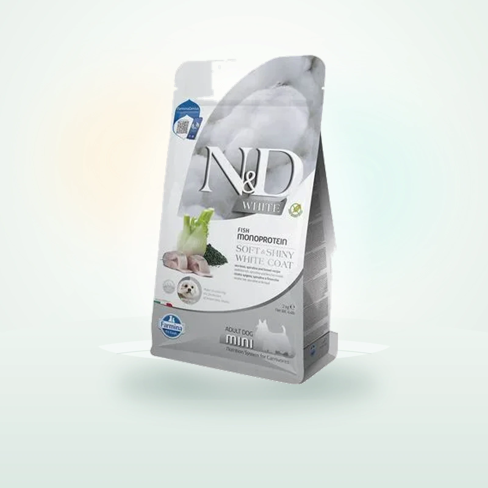 Farmina N&D Dog Adult Mini White con lubina, hinojo y espirulina