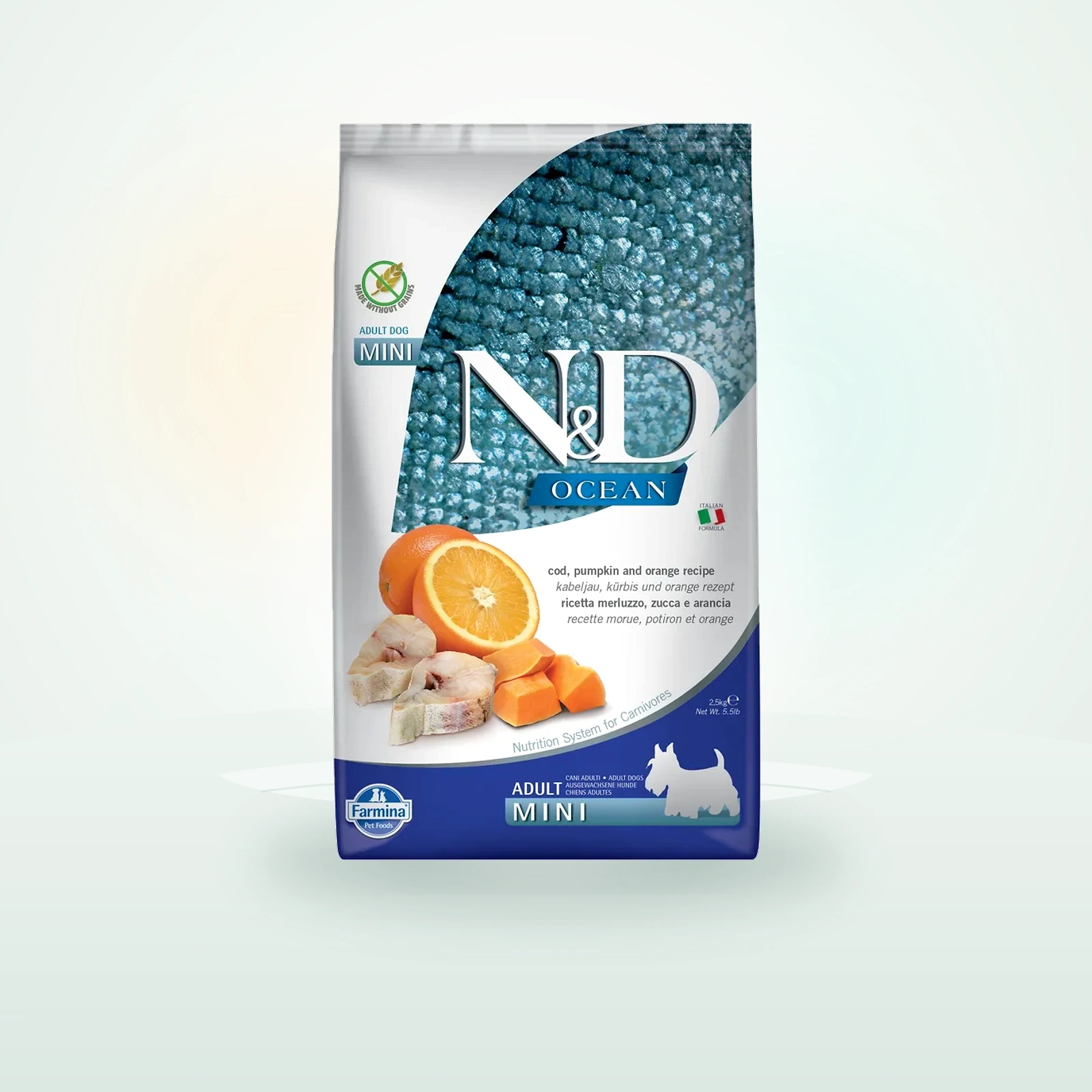 Farmina N&D Ocean Adult Mini Hondenvoer - Cod, Pumpkin & Orange