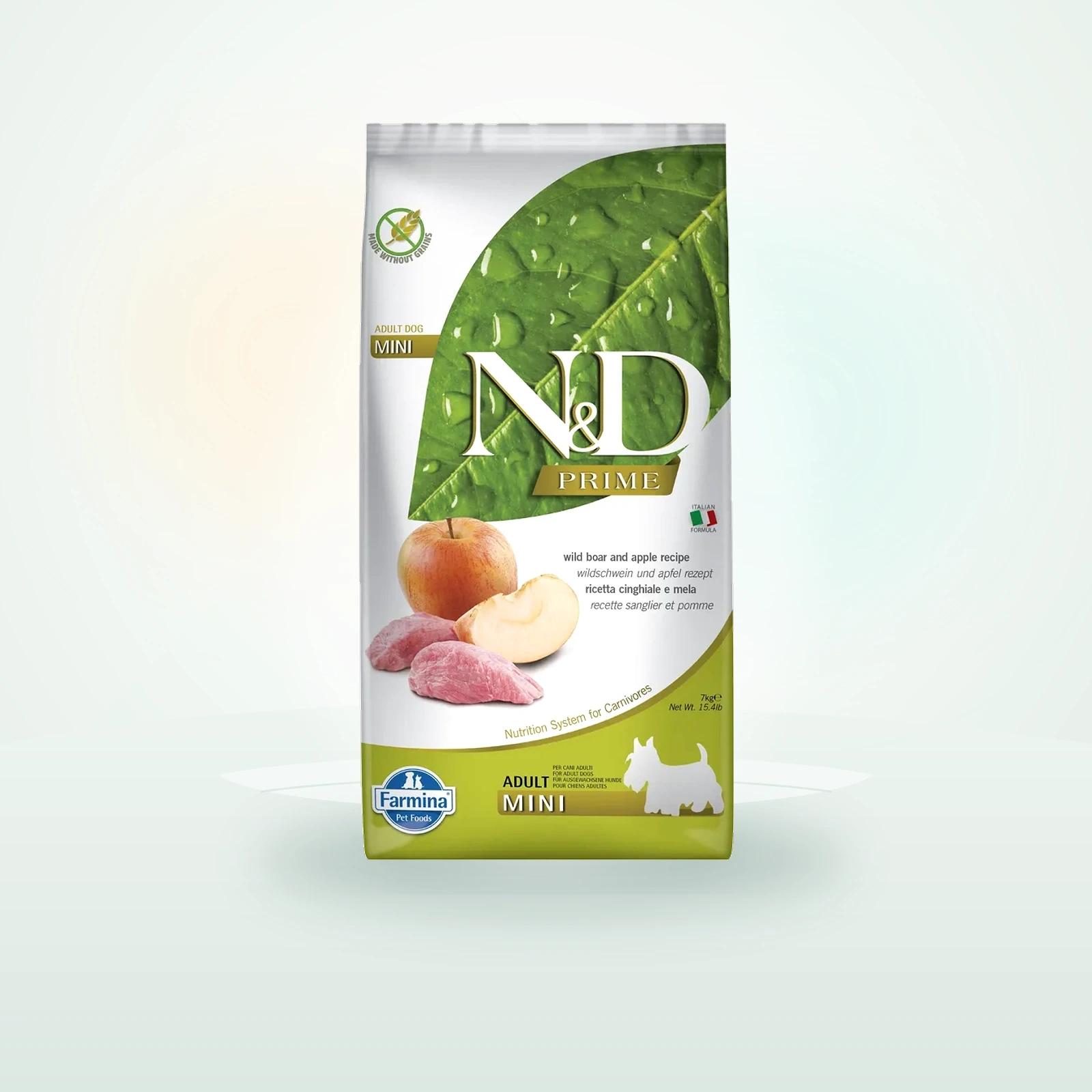 Farmina N&D Prime Adult Mini Hondenvoer - Wild Boar and Apple