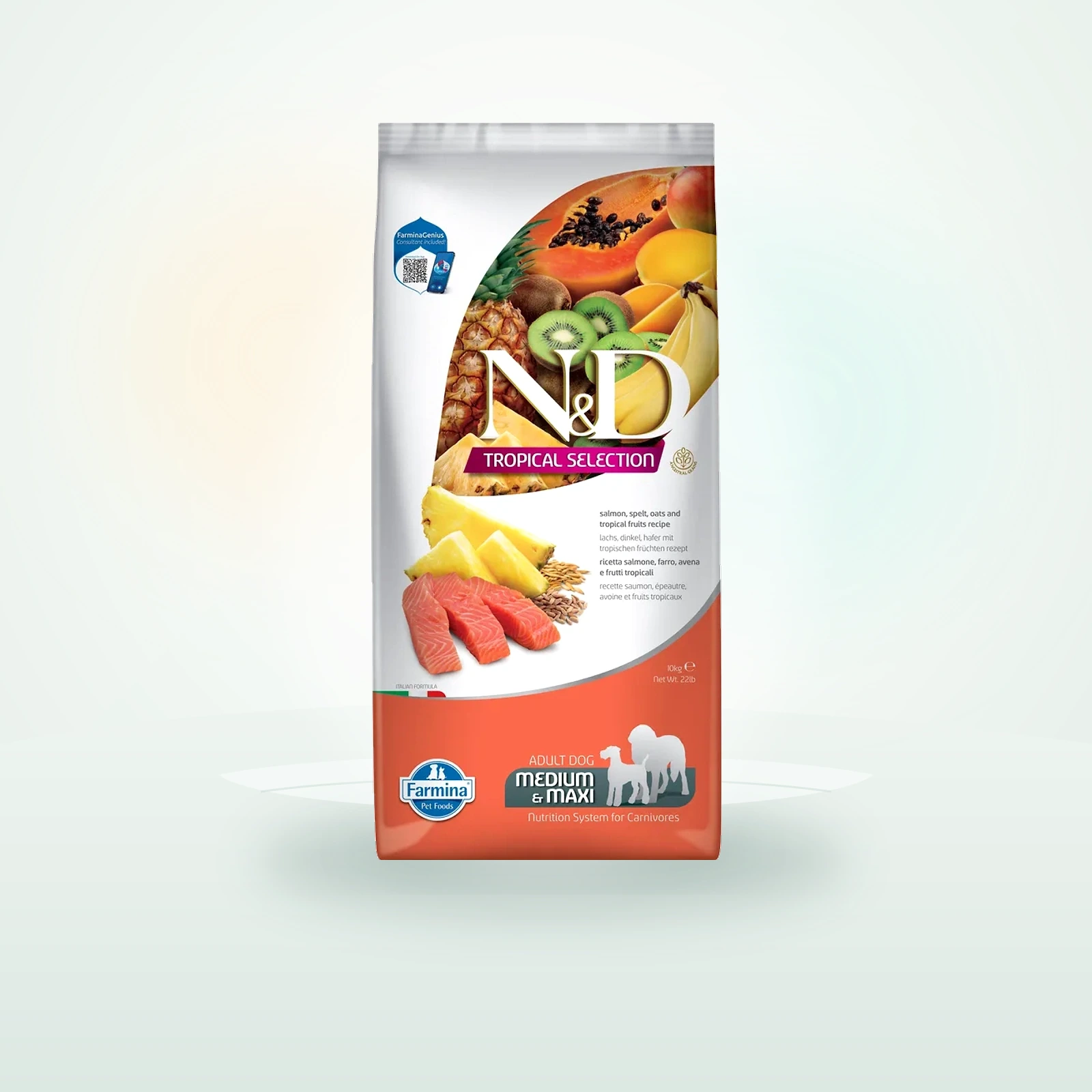 Farmina N&D Tropical Adult Dog Medium & Maxi - Salmon