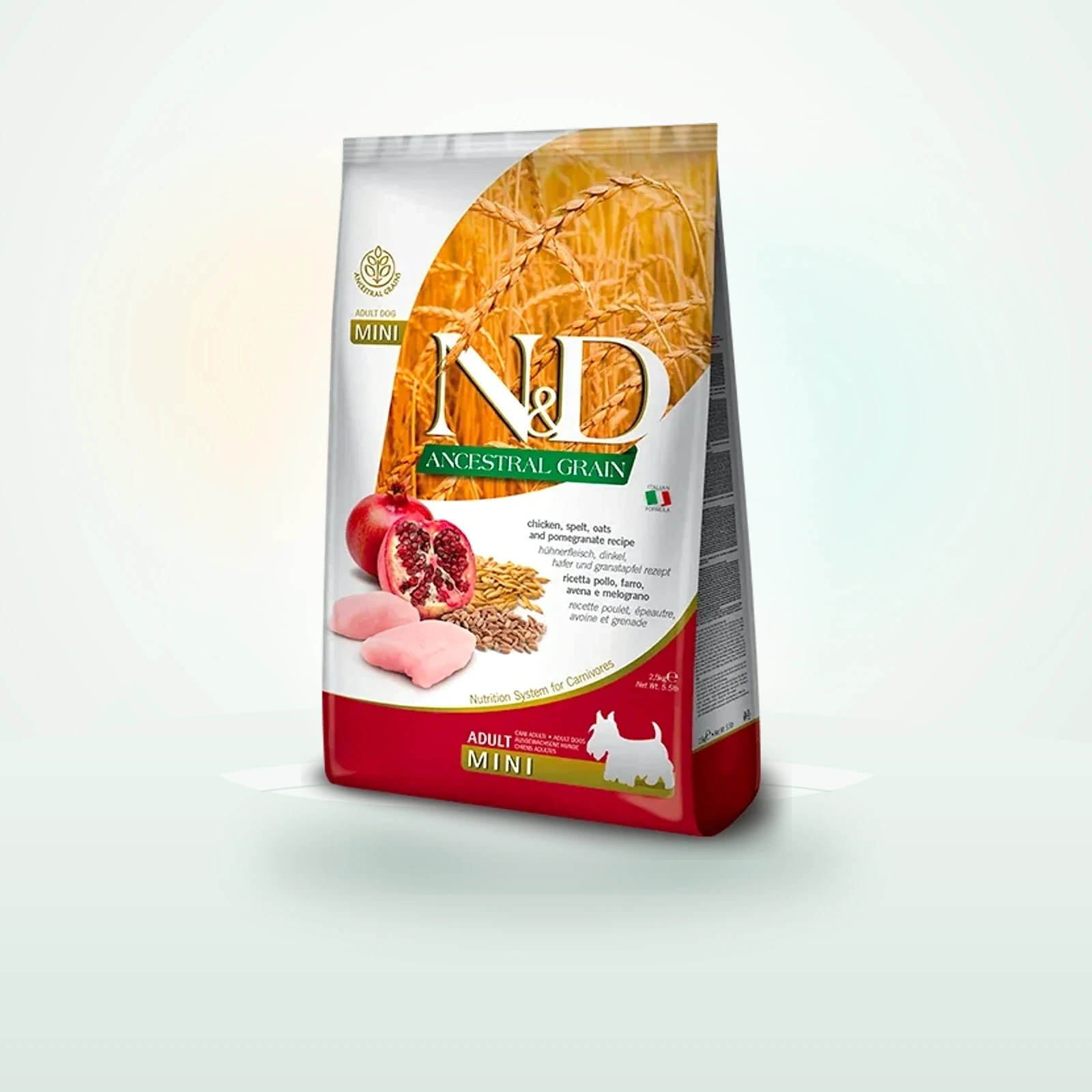 Farmina N&D Ancestral Grain Chicken & Pomegranate Adult mini