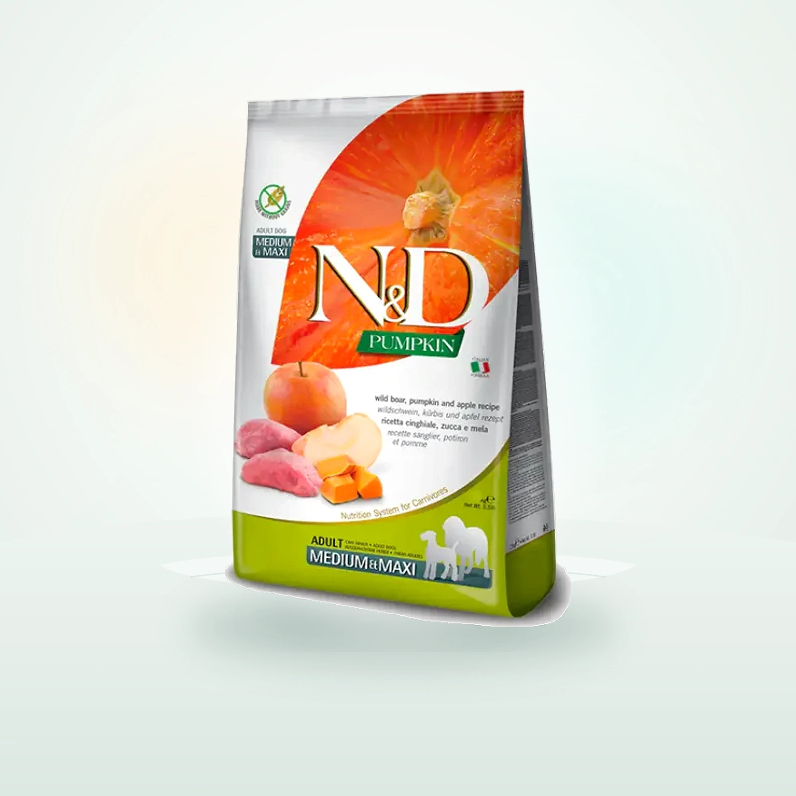 Farmina N&D Pumpkin Grain Free Farmina N&D Grain Free Pumpkin Adult Medium/Maxi Cinghiale e Mela
