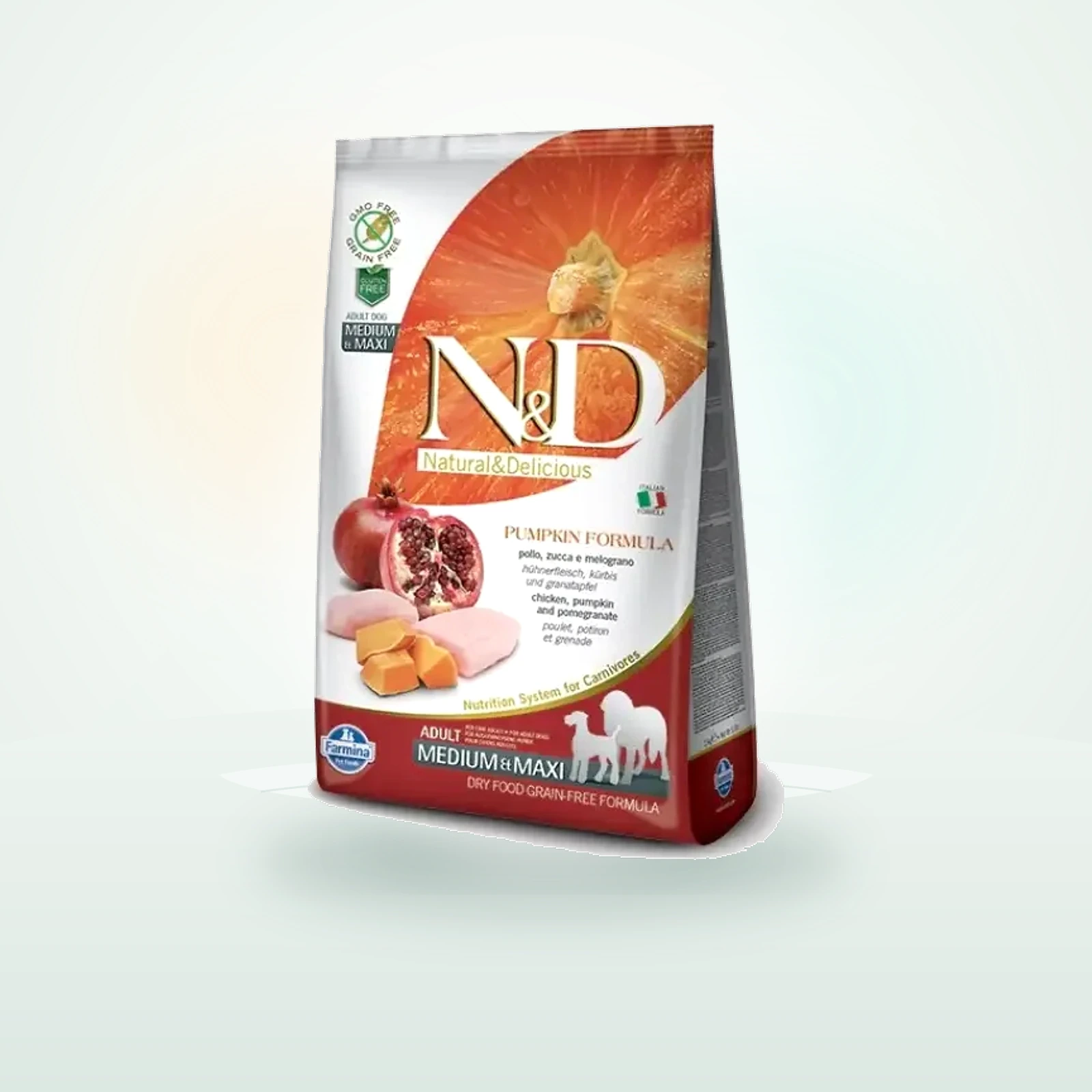 Farmina N&D Pumpkin Grain Free Farmina N&D Grain Free Pumpkin Adult Medium/Maxi Pollo e Melograno