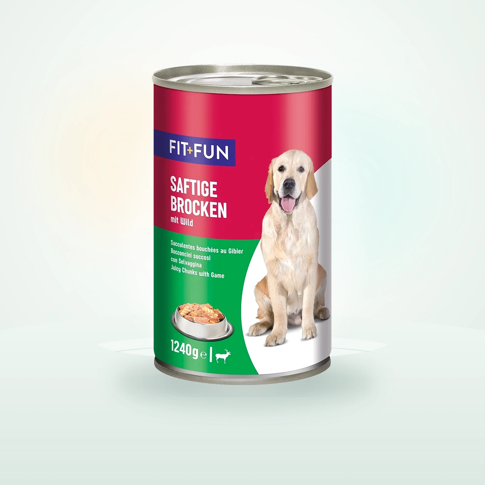 FIT+FUN Nassfutter Hund Audlt, Ragout, Wild