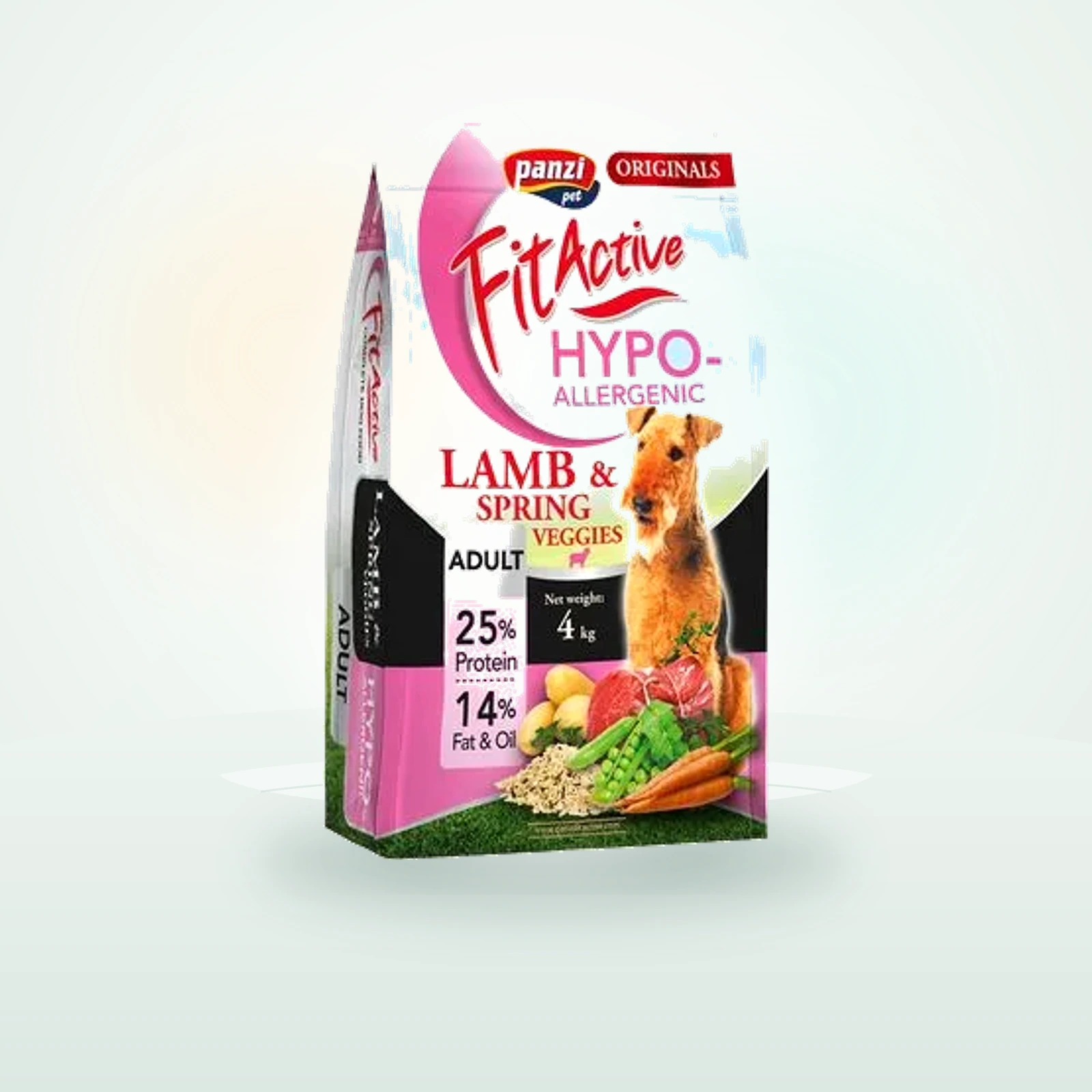 FitActive Originals Adult Hypoallergenic agneau, légumes du printemps