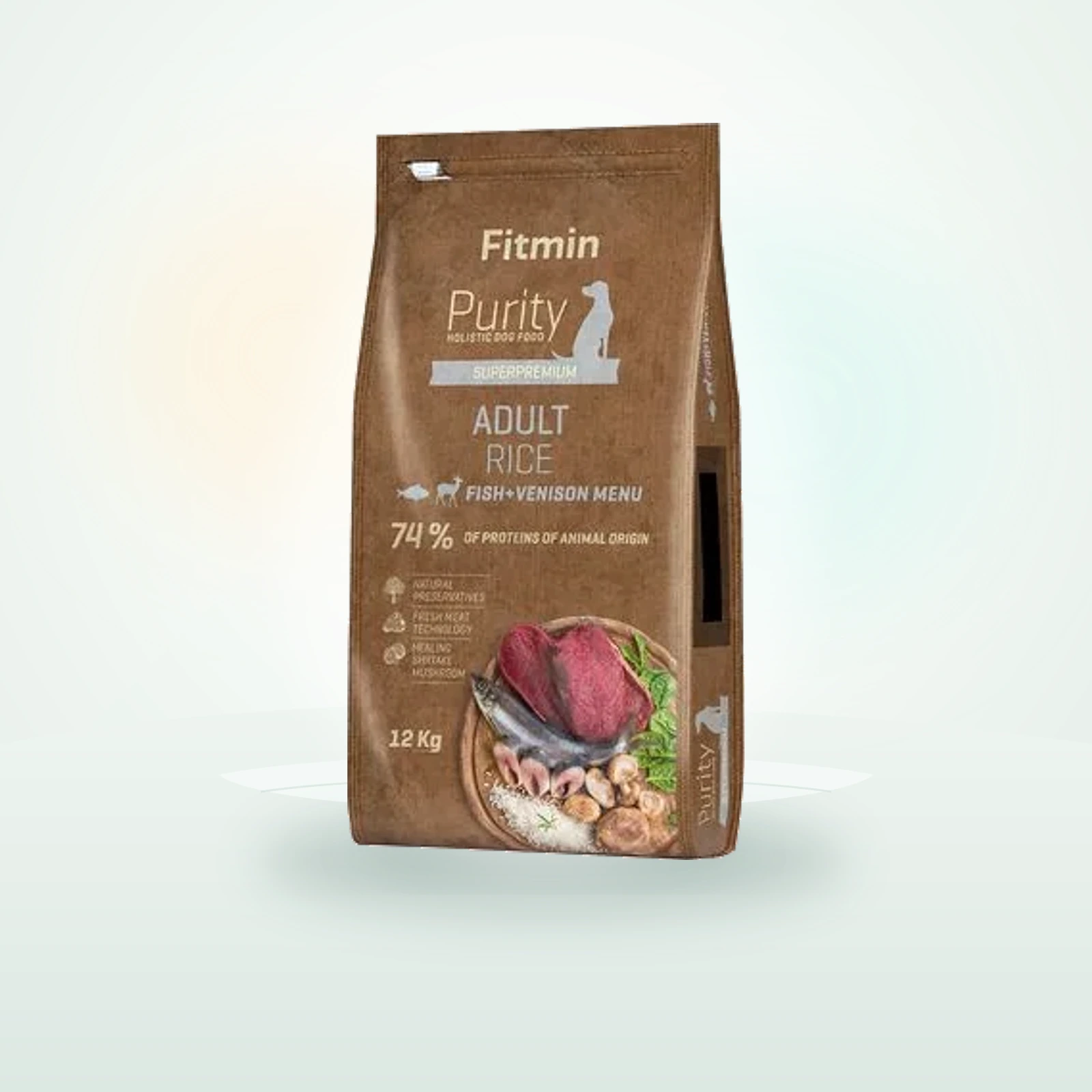 Fitmin Dog Purity Adult Rice Fish + Venison