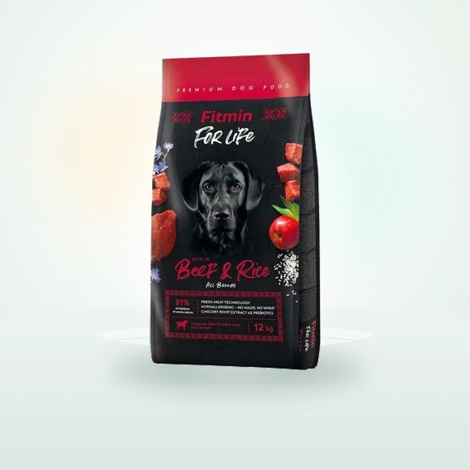 Fitmin pour la vie, boeuf et riz