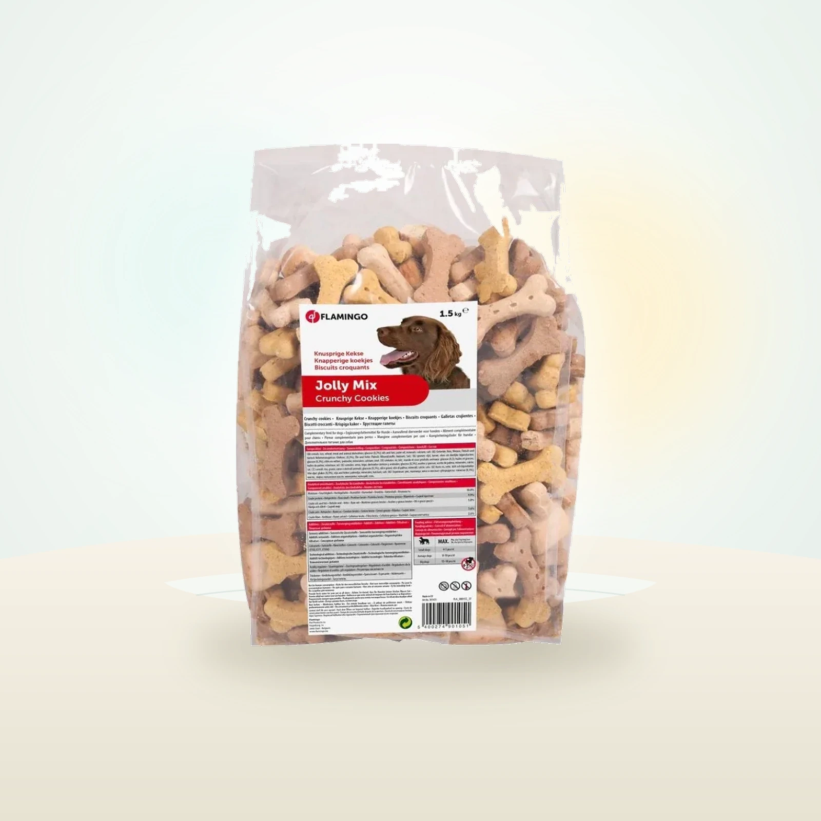 Flamingo Crunch Oven Baked - Dog Biscuits - Jolly Mix
