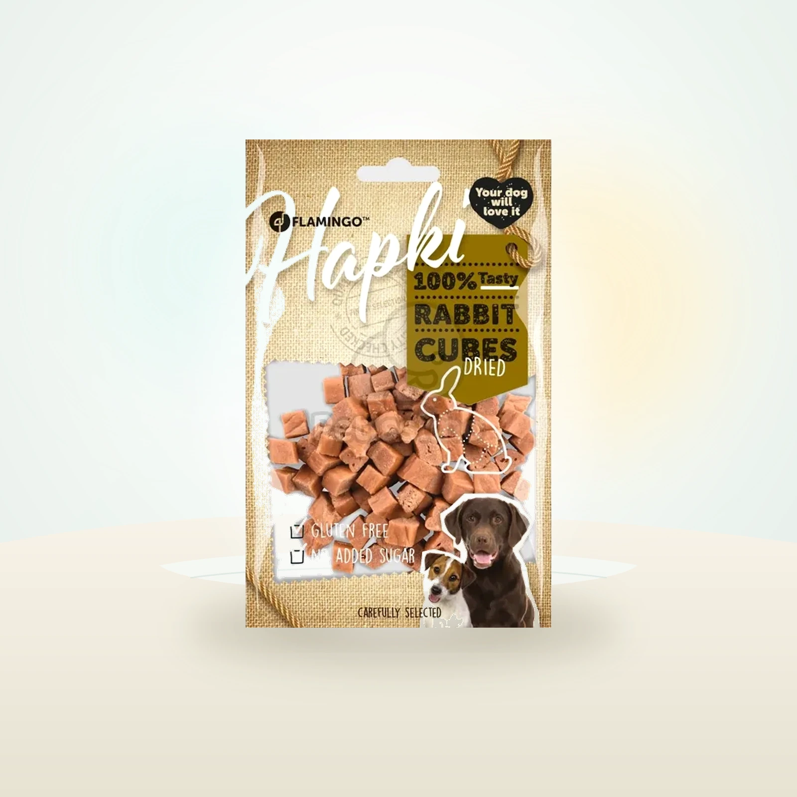 Flamingo kocka snack - nyúl