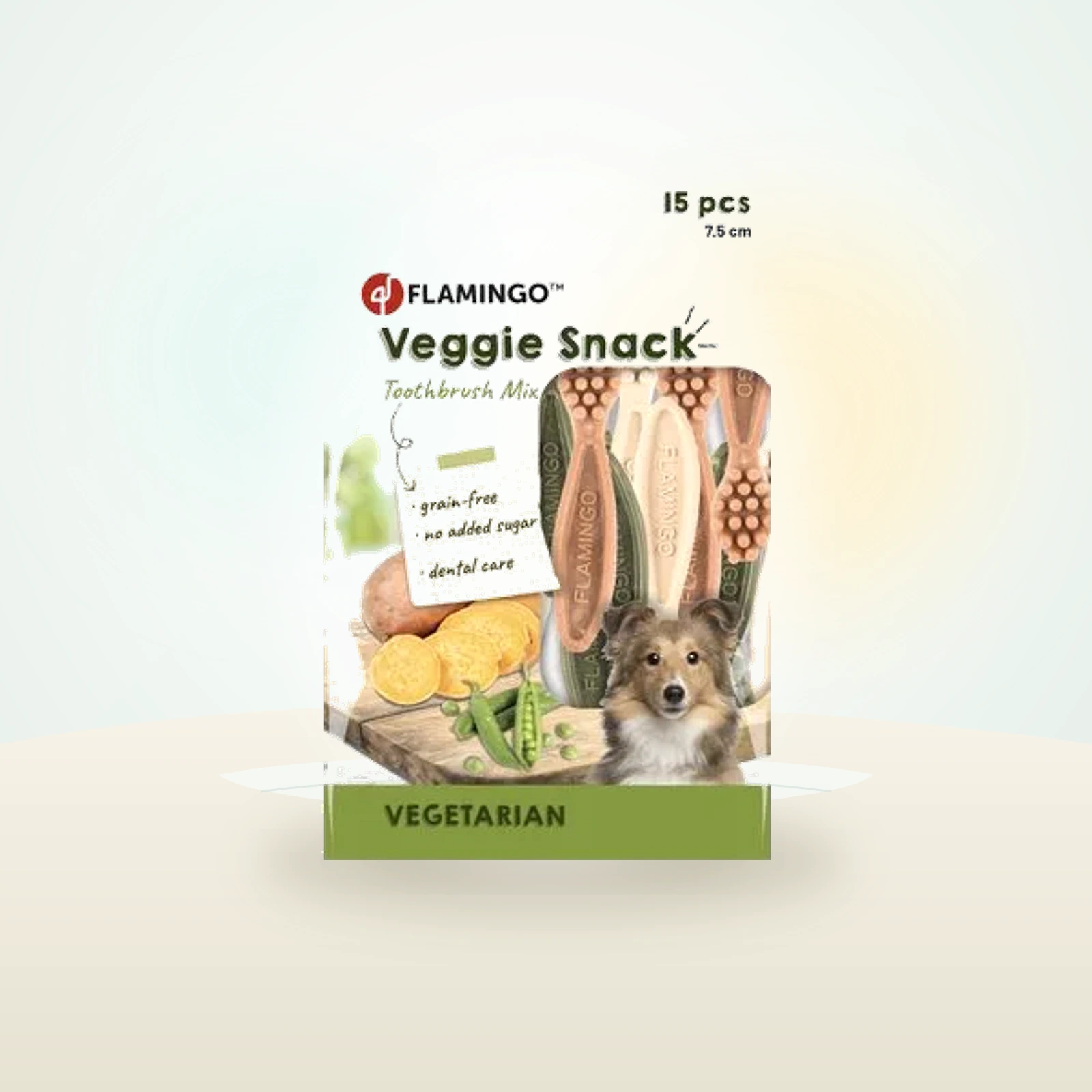 Flamingo Veggie Toothbrush Mix