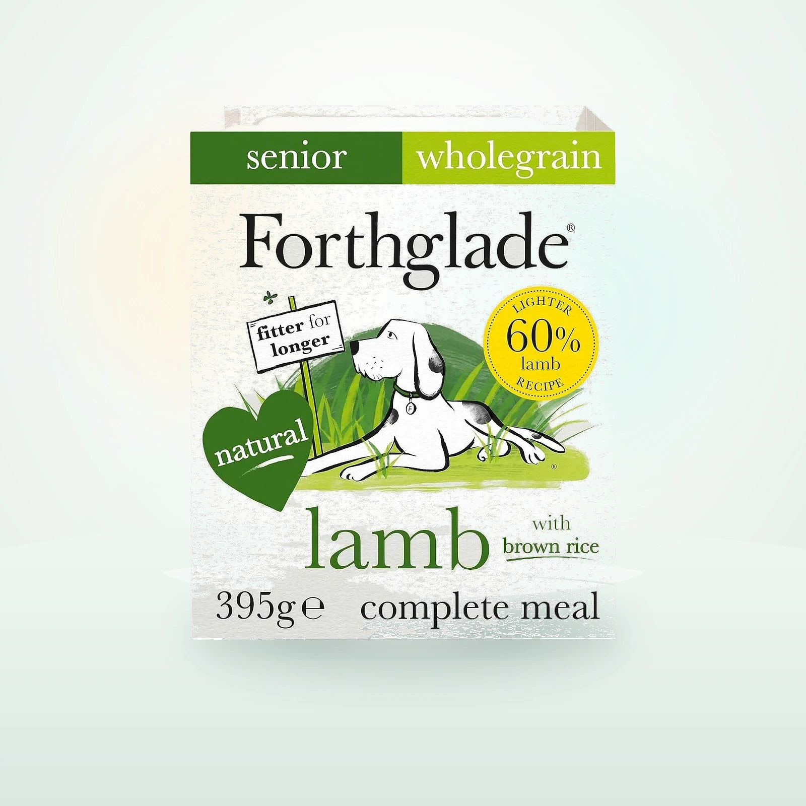 Forthglade Complete Senior Wet Dog Food - Lamb & Brown Rice - trays