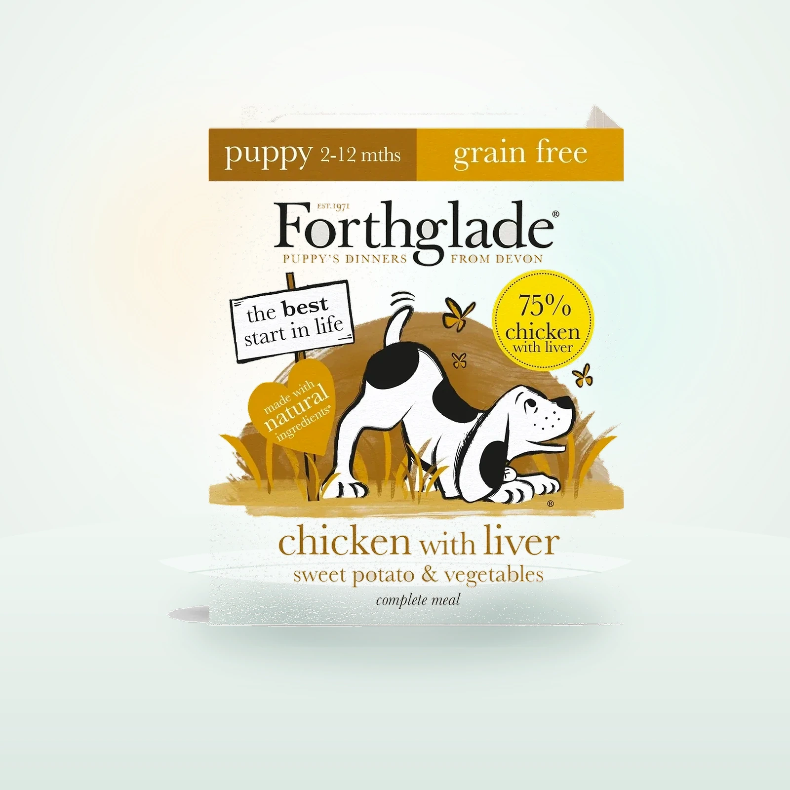 Forthglade Puppy Chicken & Liver Wet Dog Food