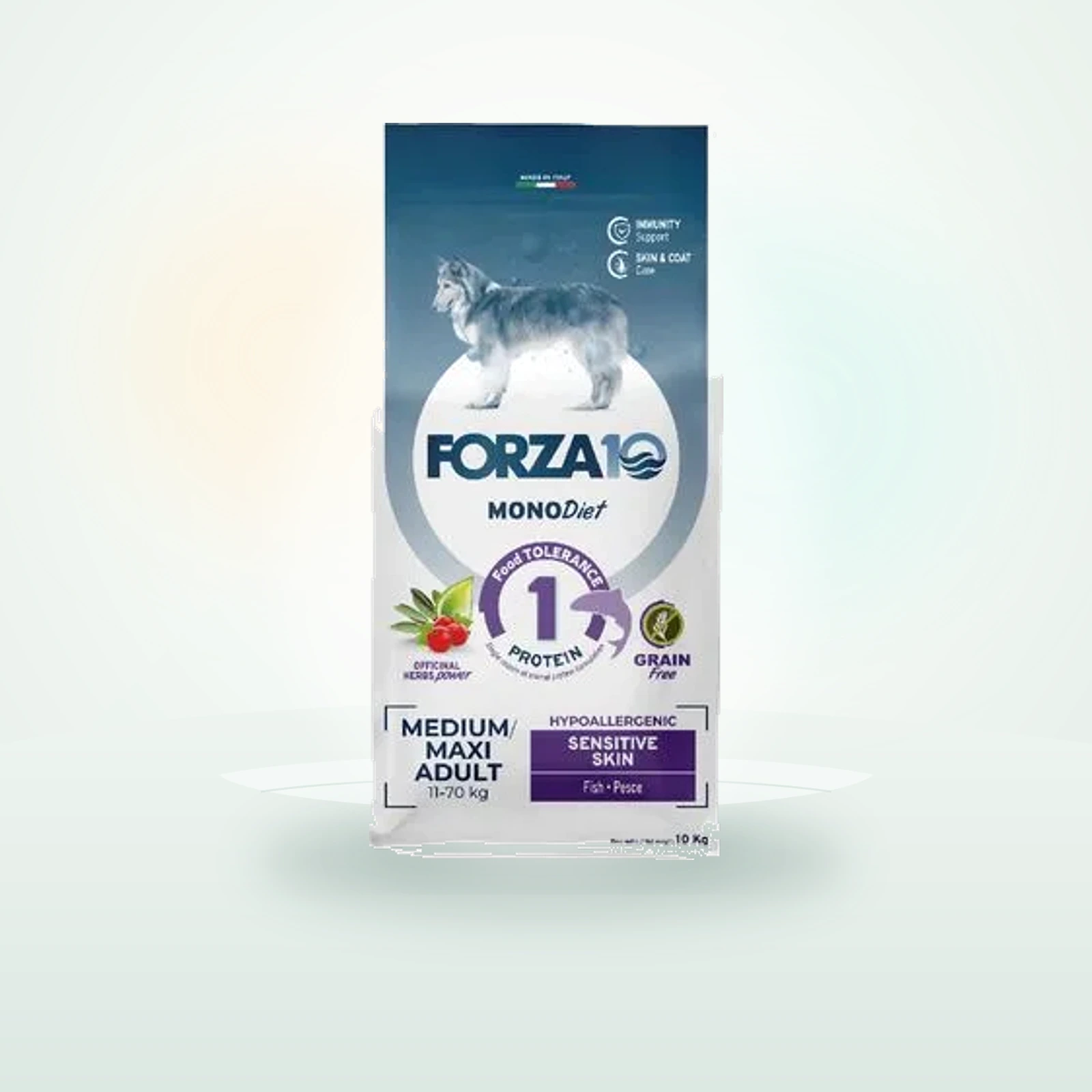 FORZA10 Forza 10 Mono Diet Medium & Large Sensitive Skin con pescado