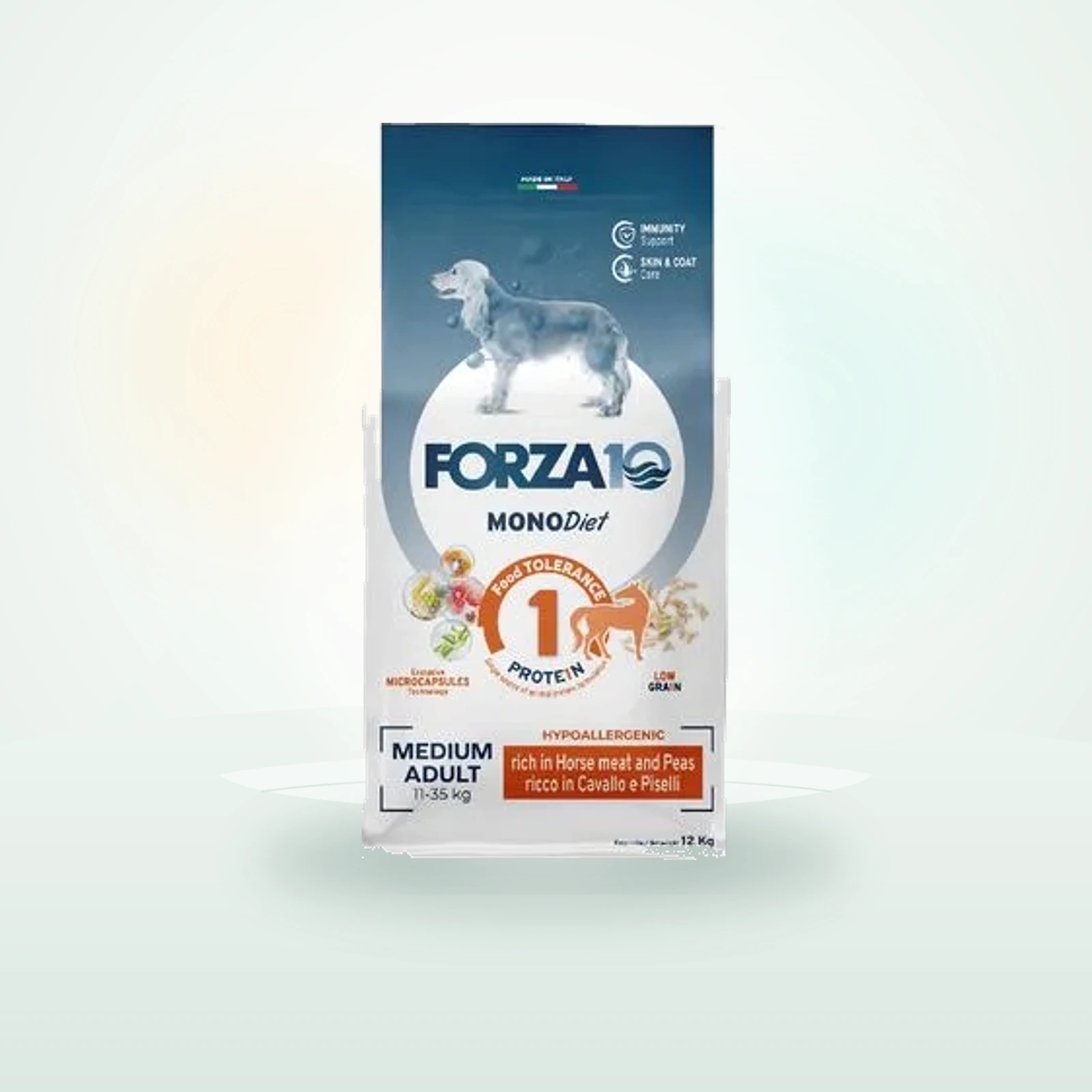 FORZA10 Medium Diet cheval, petits pois