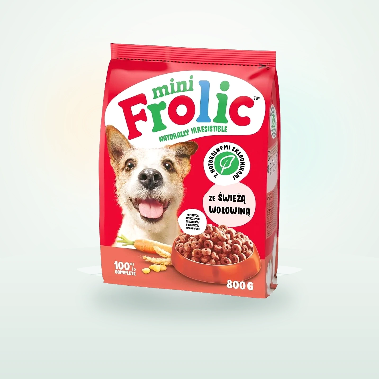 FROLIC Mini Naturally Irresistible półwilgotna karma dla psów małych ras ze świeżą wołowiną